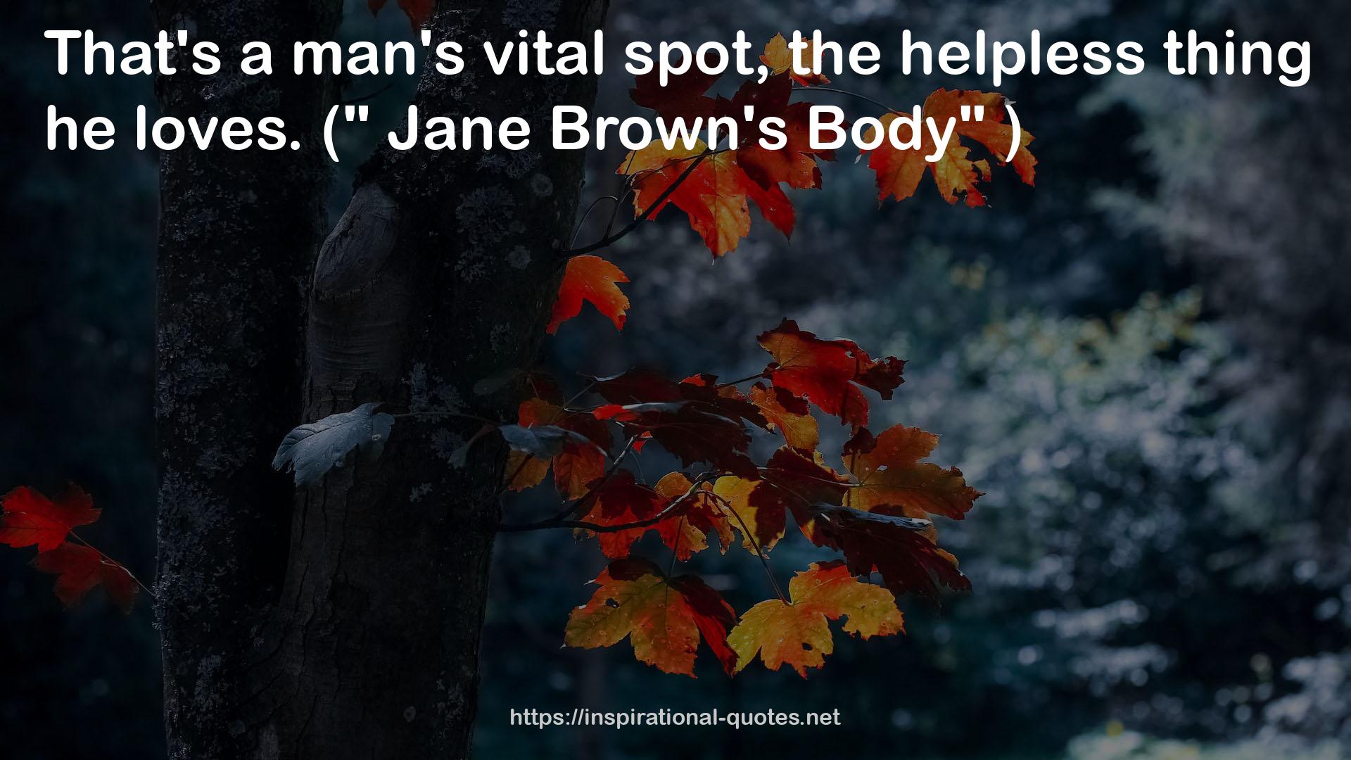 Jane Brown's  QUOTES