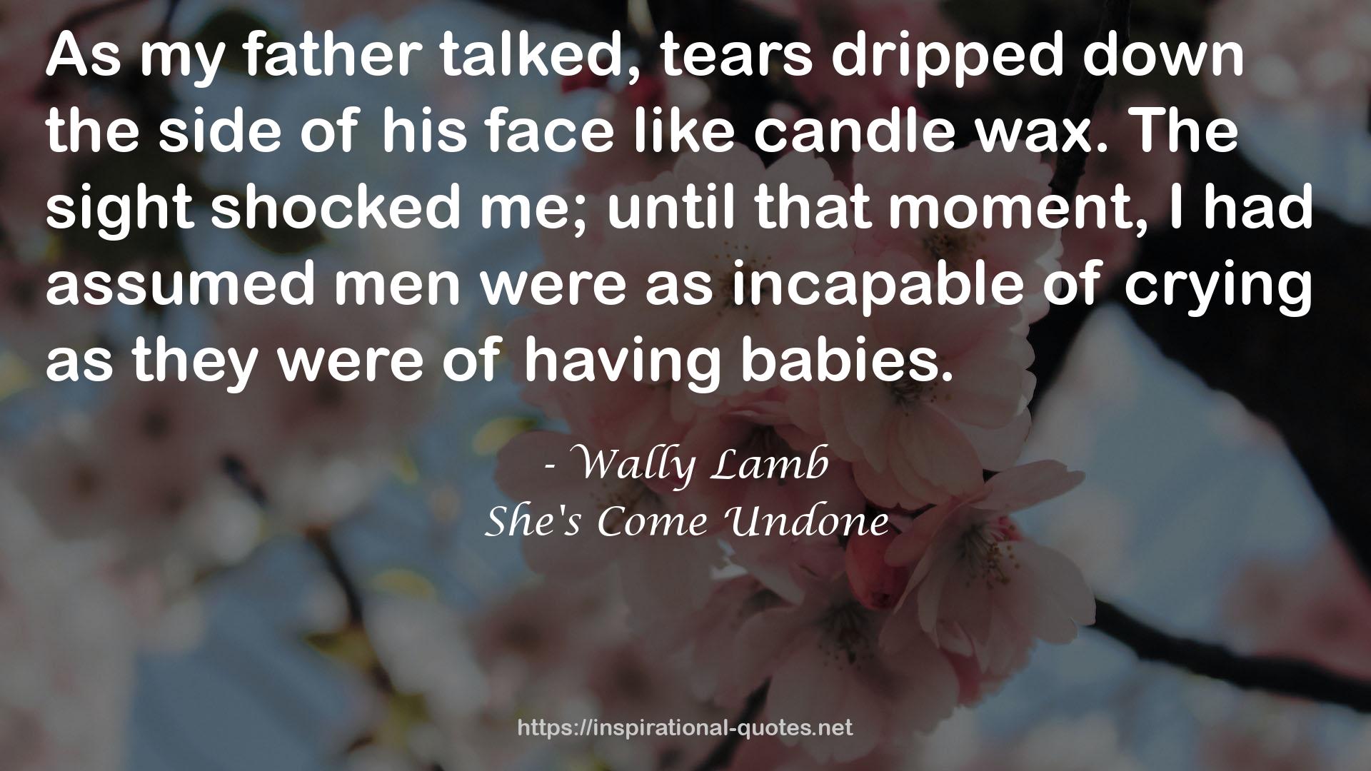 Wally Lamb QUOTES