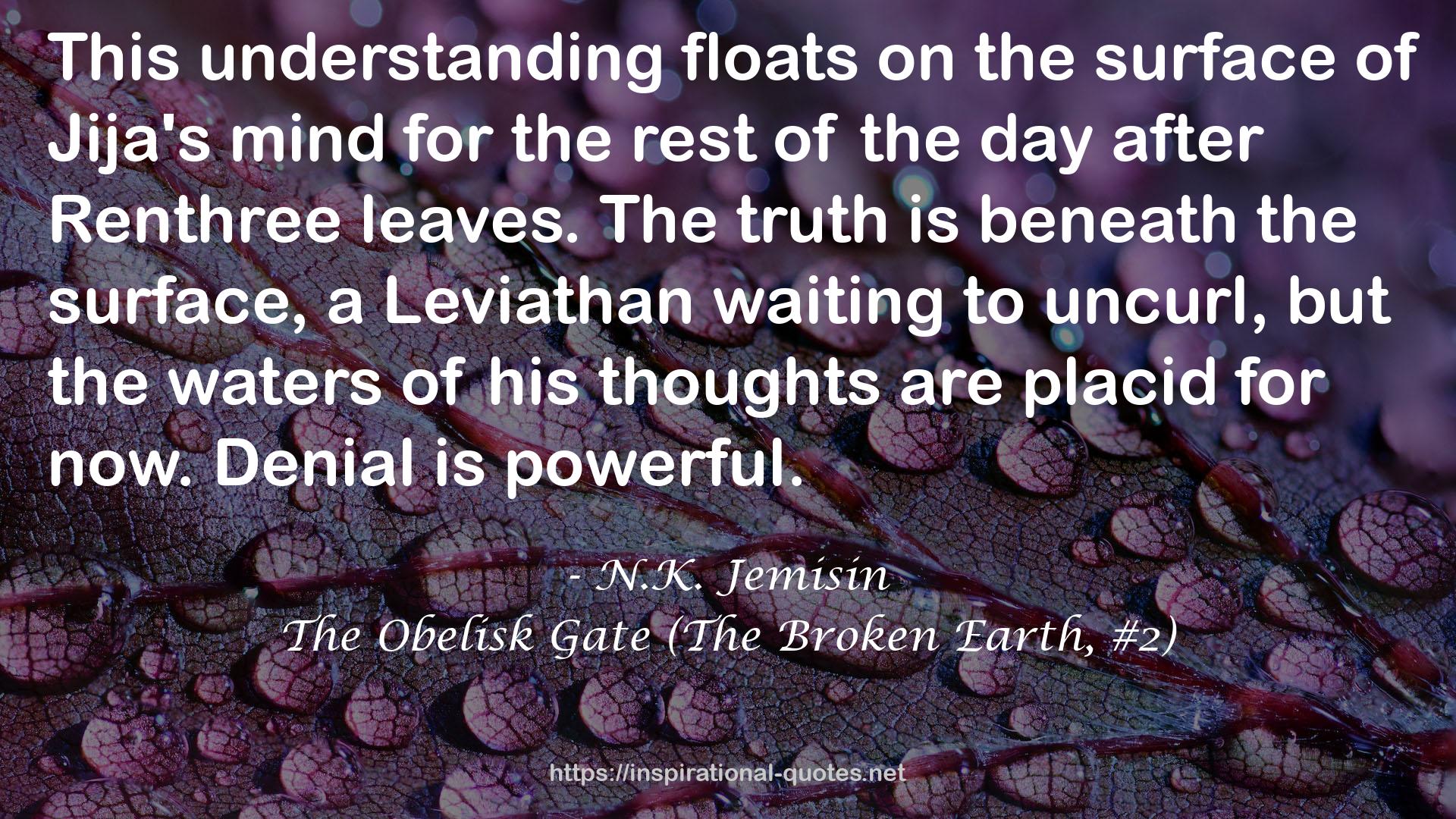 The Obelisk Gate (The Broken Earth, #2) QUOTES