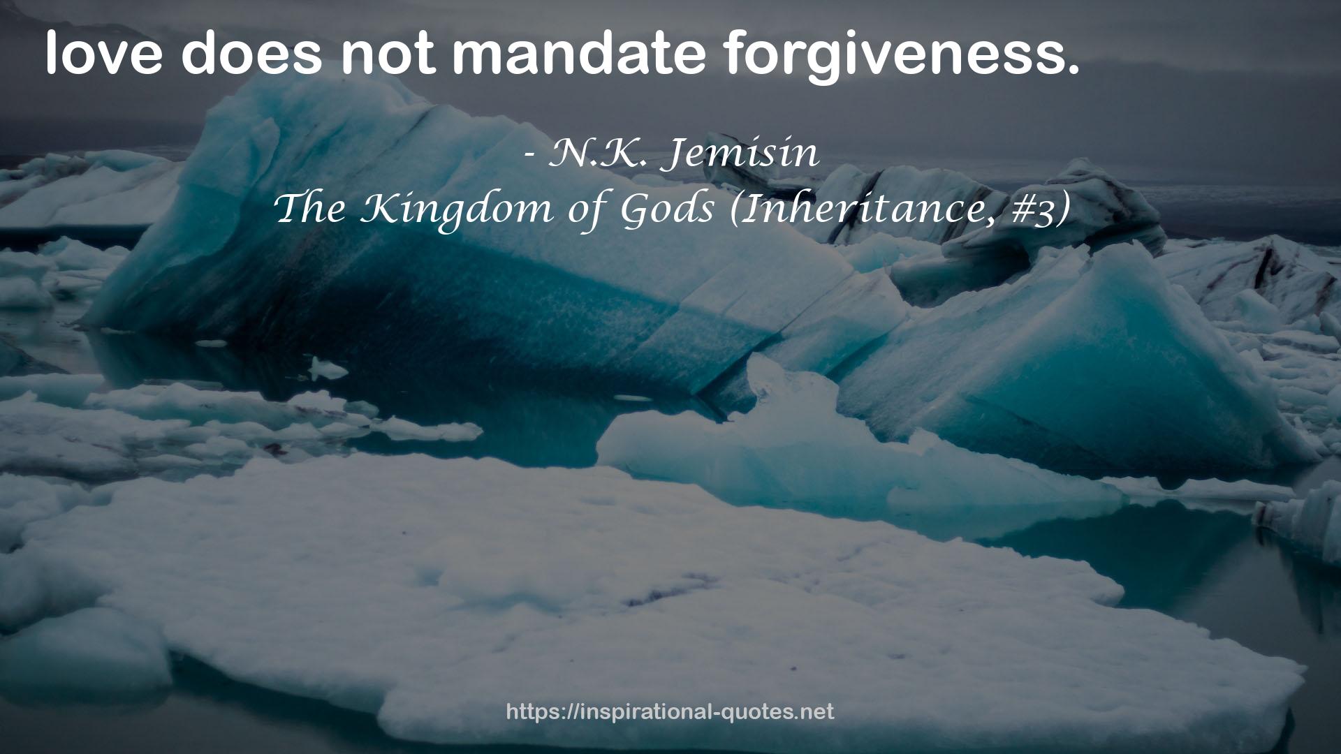 The Kingdom of Gods (Inheritance, #3) QUOTES