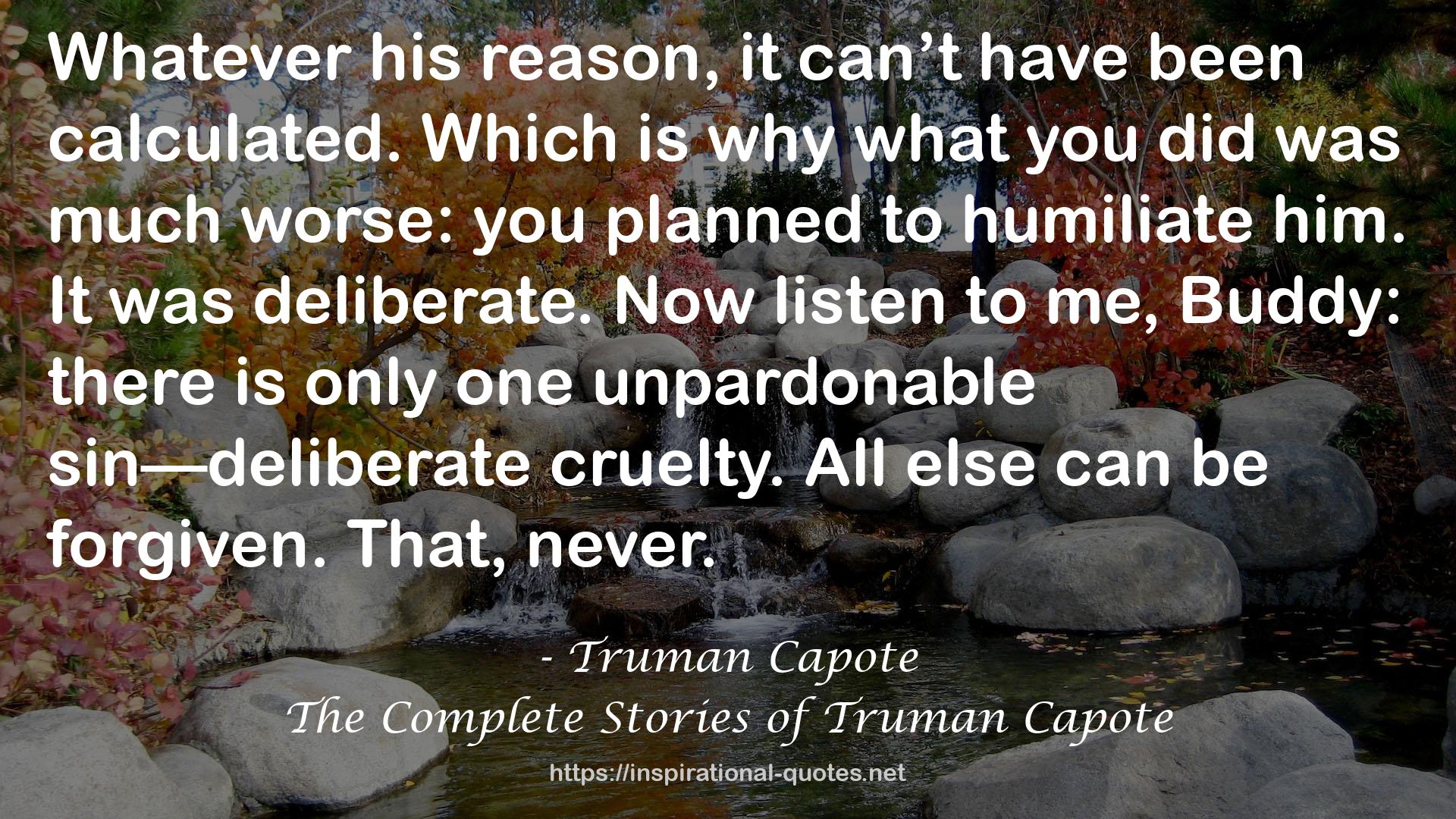 The Complete Stories of Truman Capote QUOTES