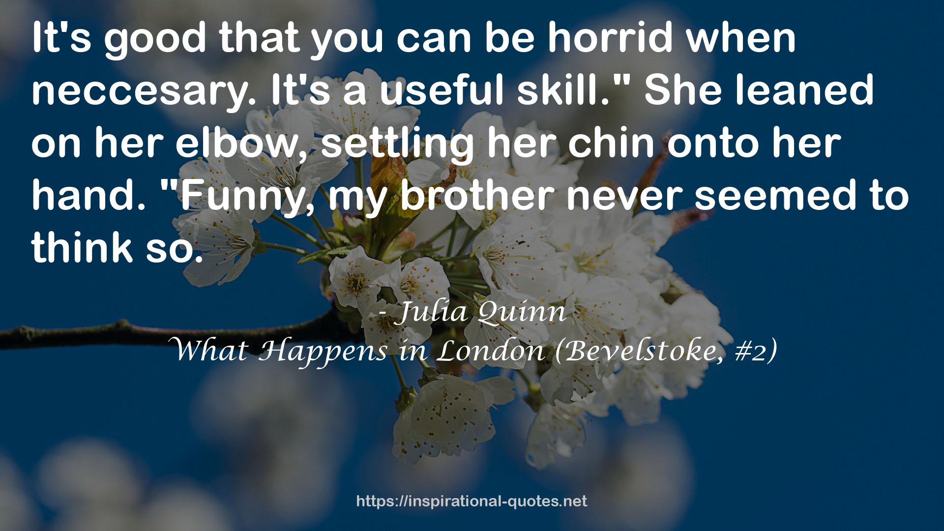 What Happens in London (Bevelstoke, #2) QUOTES