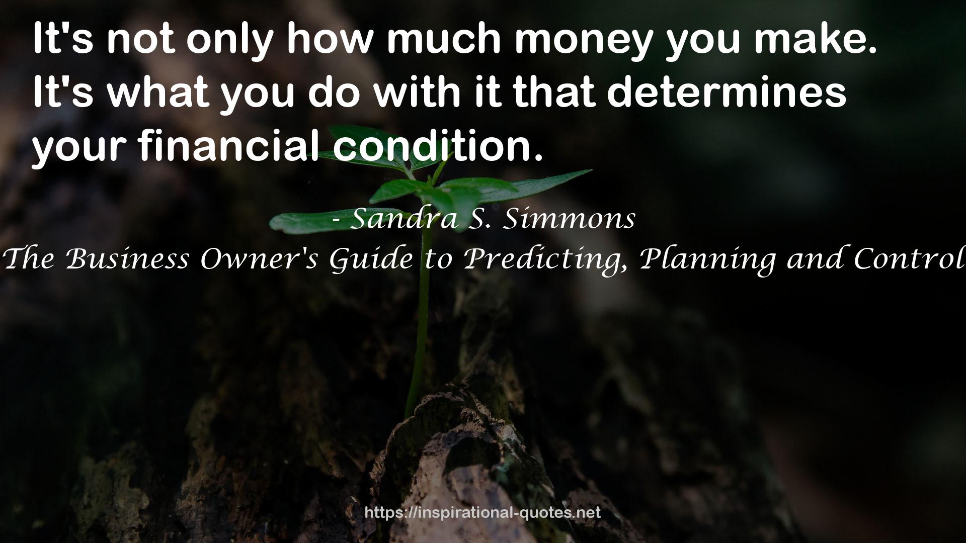 Unleash Your Cash Flow Mojo: The Business Owner's Guide to Predicting, Planning and Controlling Your Company's Cash Flow QUOTES