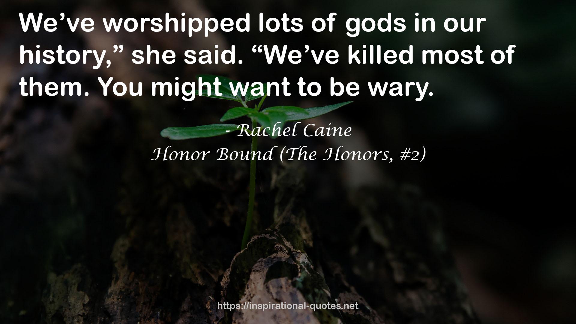 Honor Bound (The Honors, #2) QUOTES
