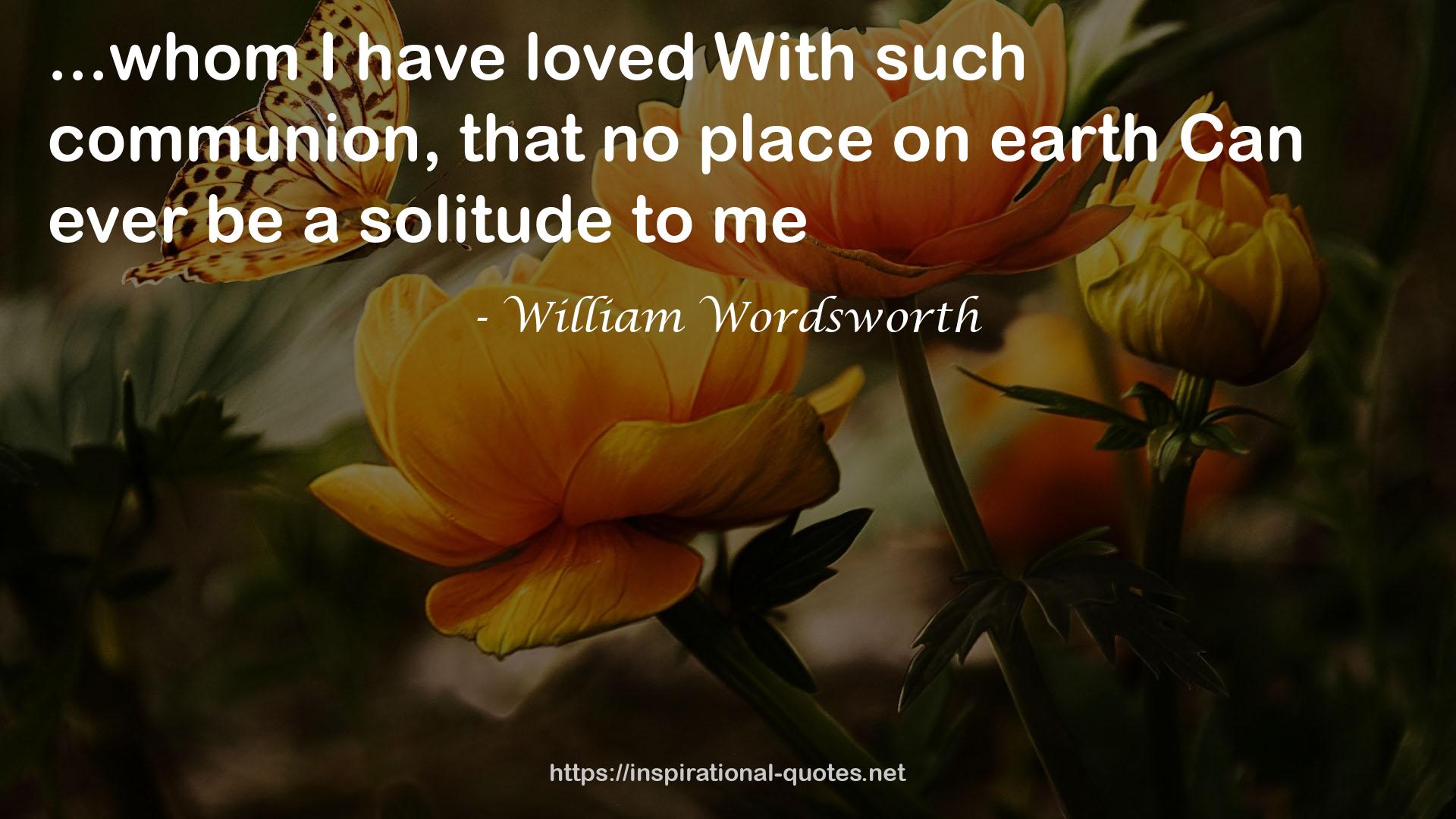 William Wordsworth QUOTES