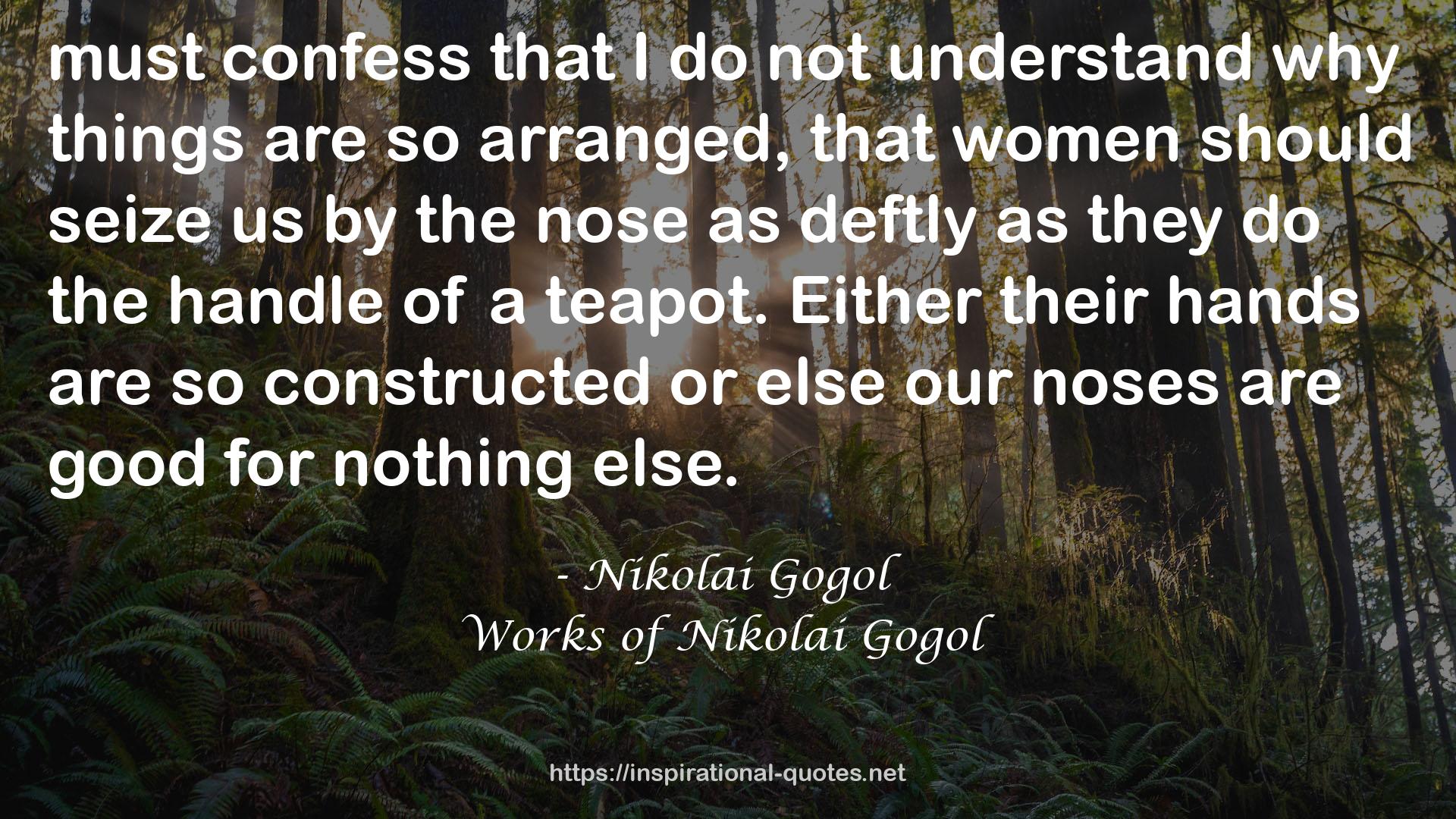 Works of Nikolai Gogol QUOTES
