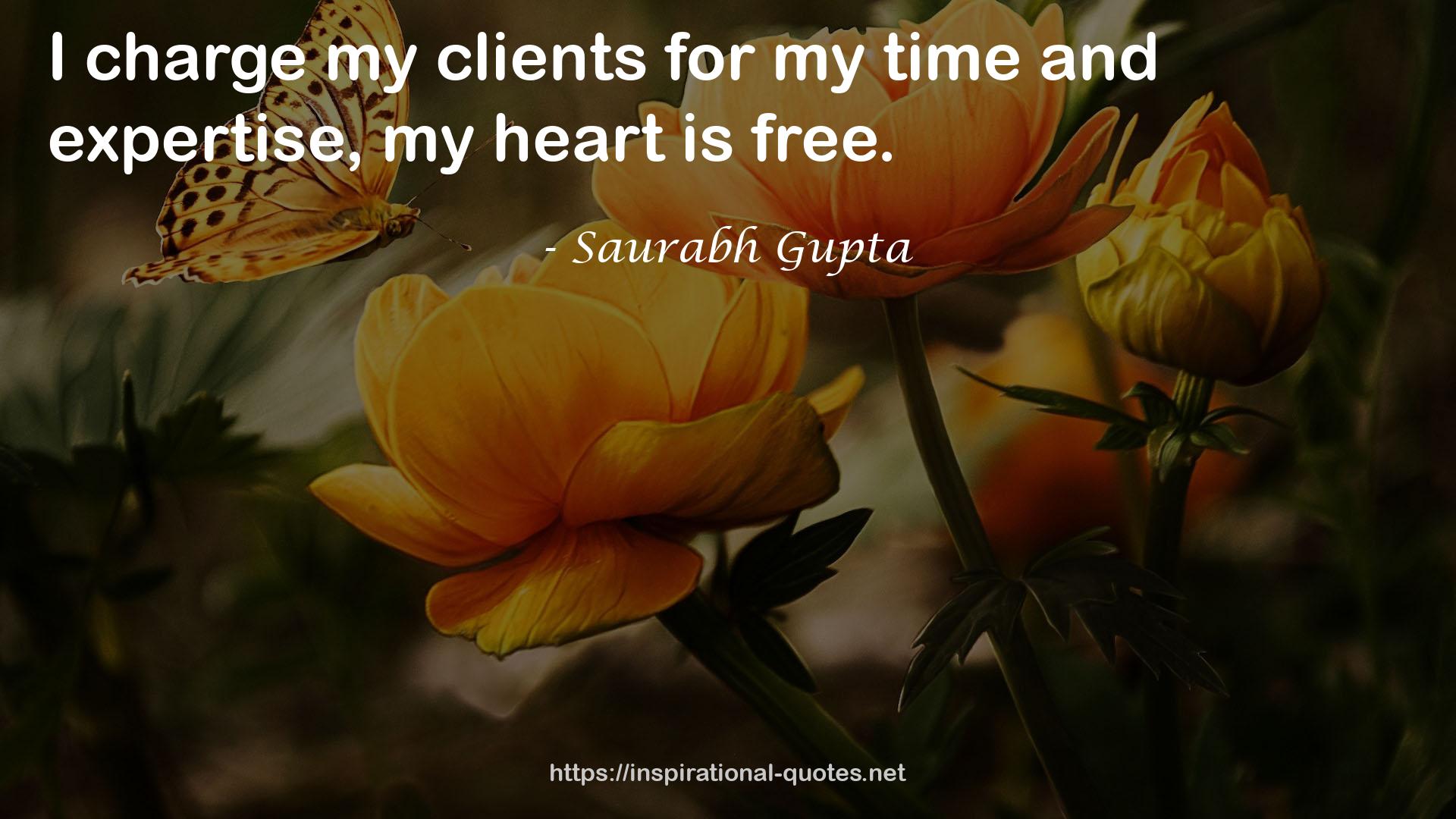 Saurabh Gupta QUOTES