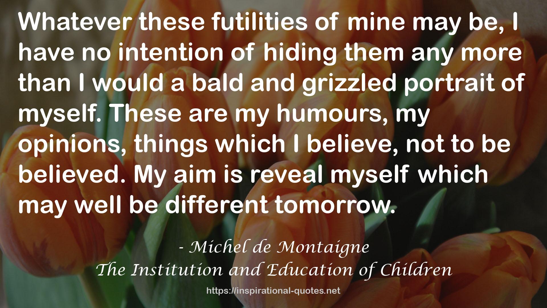 The Institution and Education of Children QUOTES