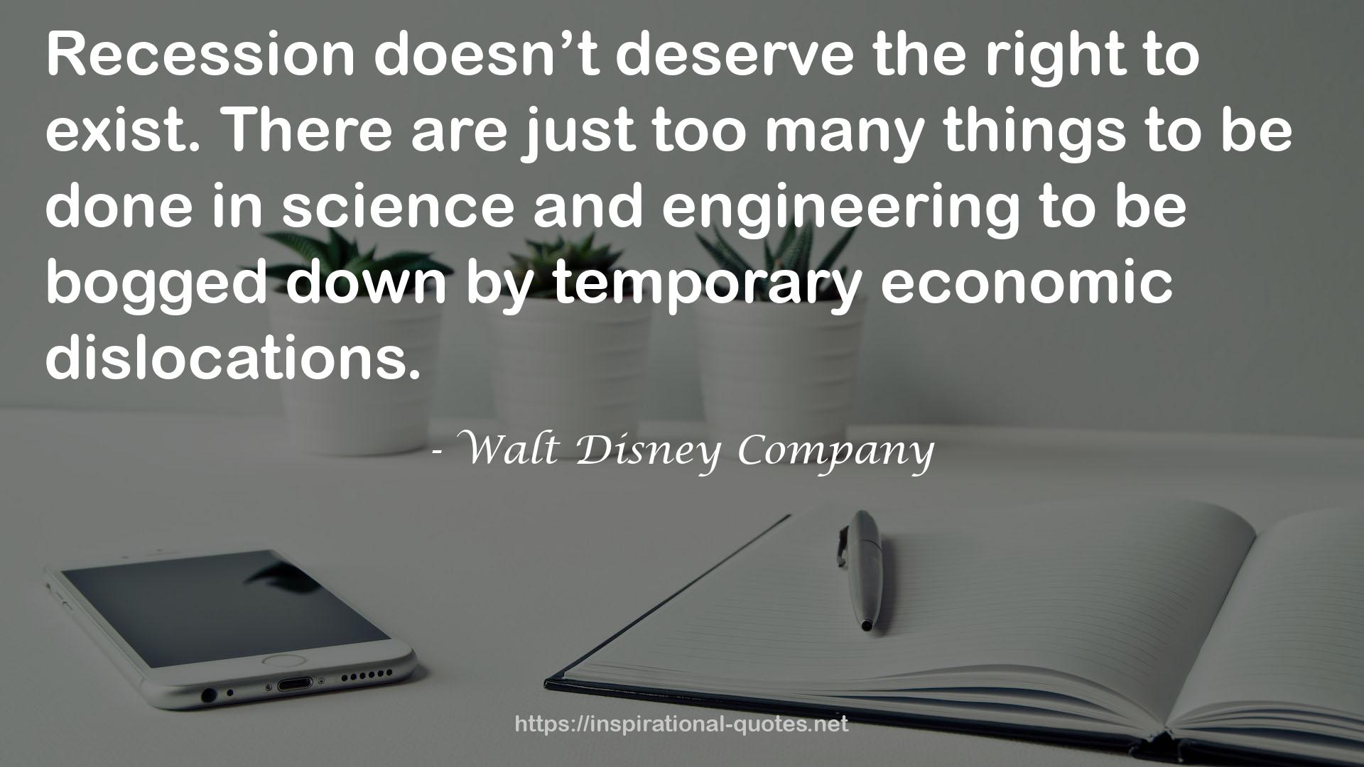 Walt Disney Company QUOTES