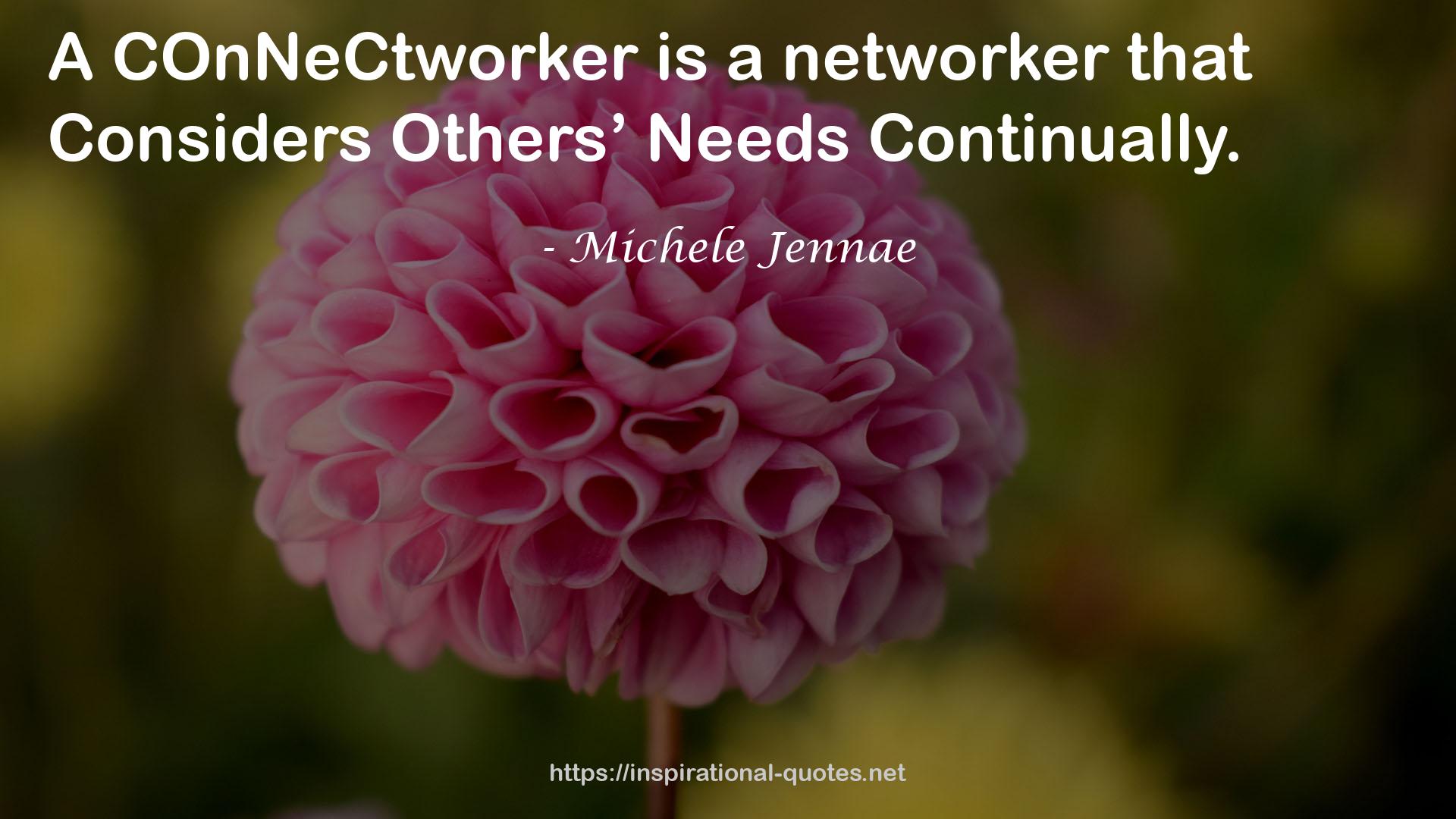 a networker  QUOTES