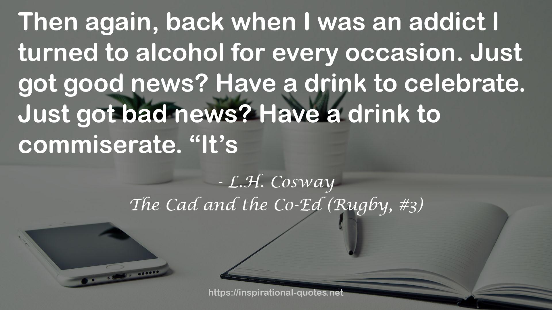 The Cad and the Co-Ed (Rugby, #3) QUOTES