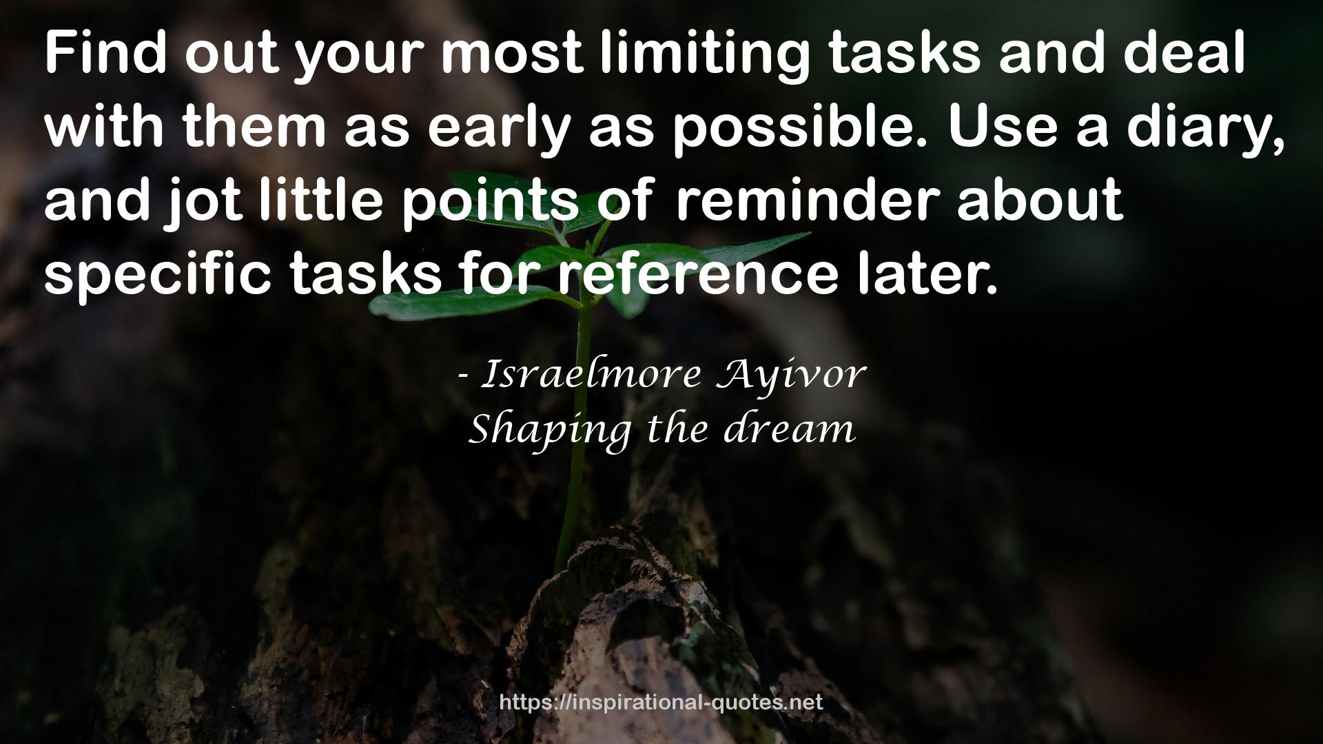 specific tasks  QUOTES