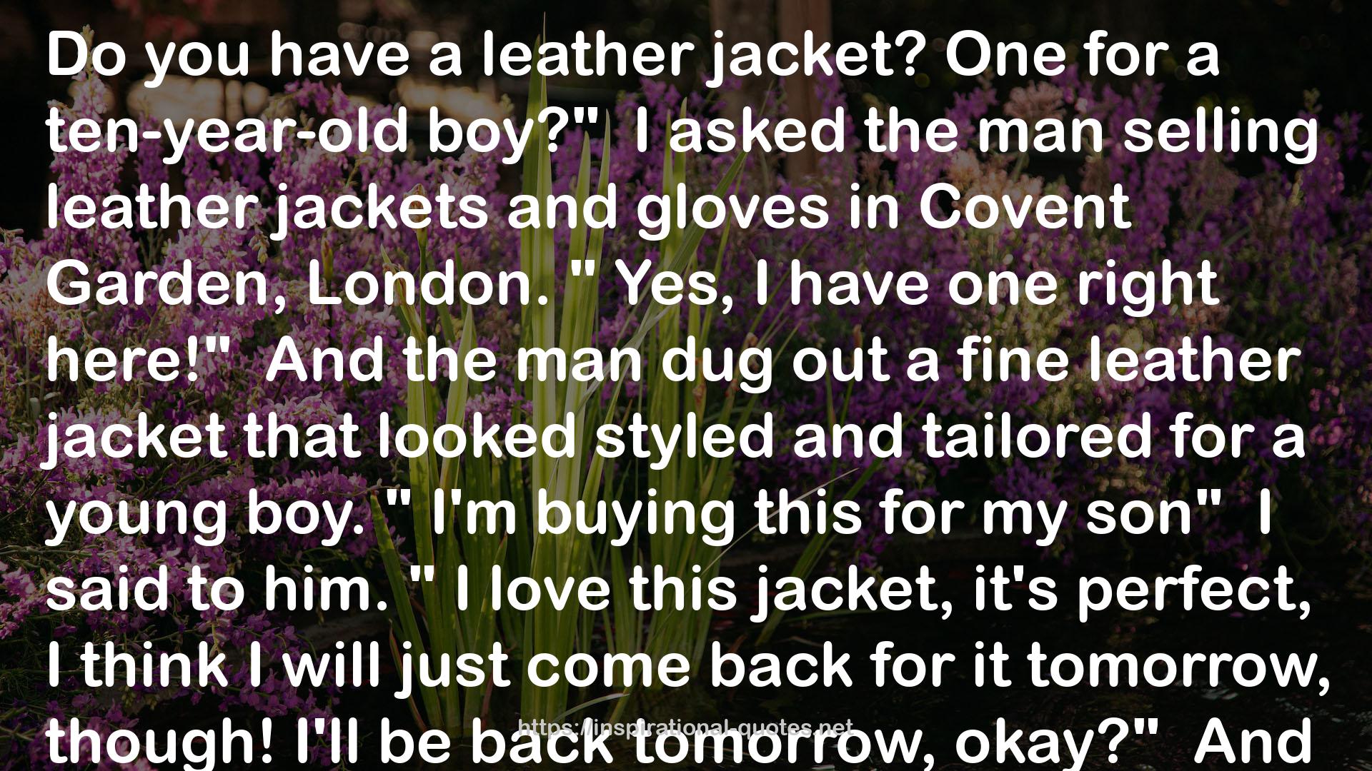 jackets  QUOTES