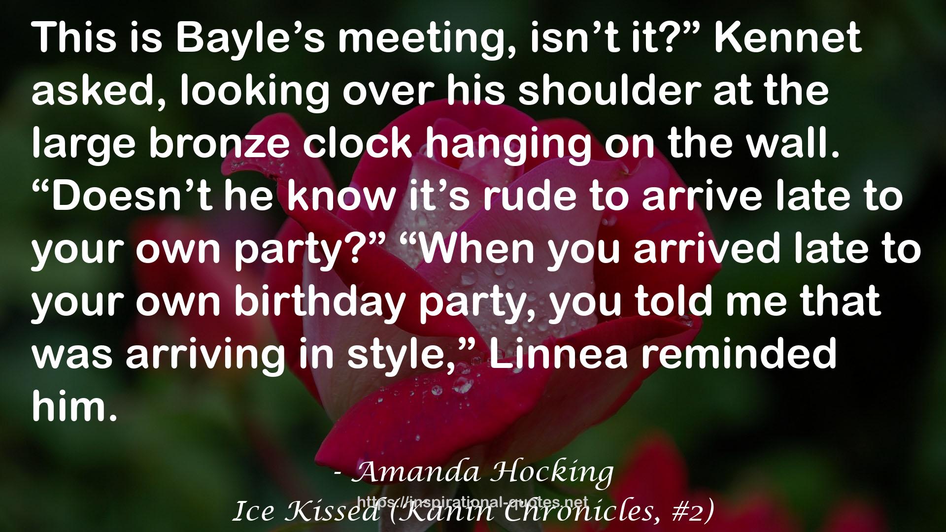 Ice Kissed (Kanin Chronicles, #2) QUOTES