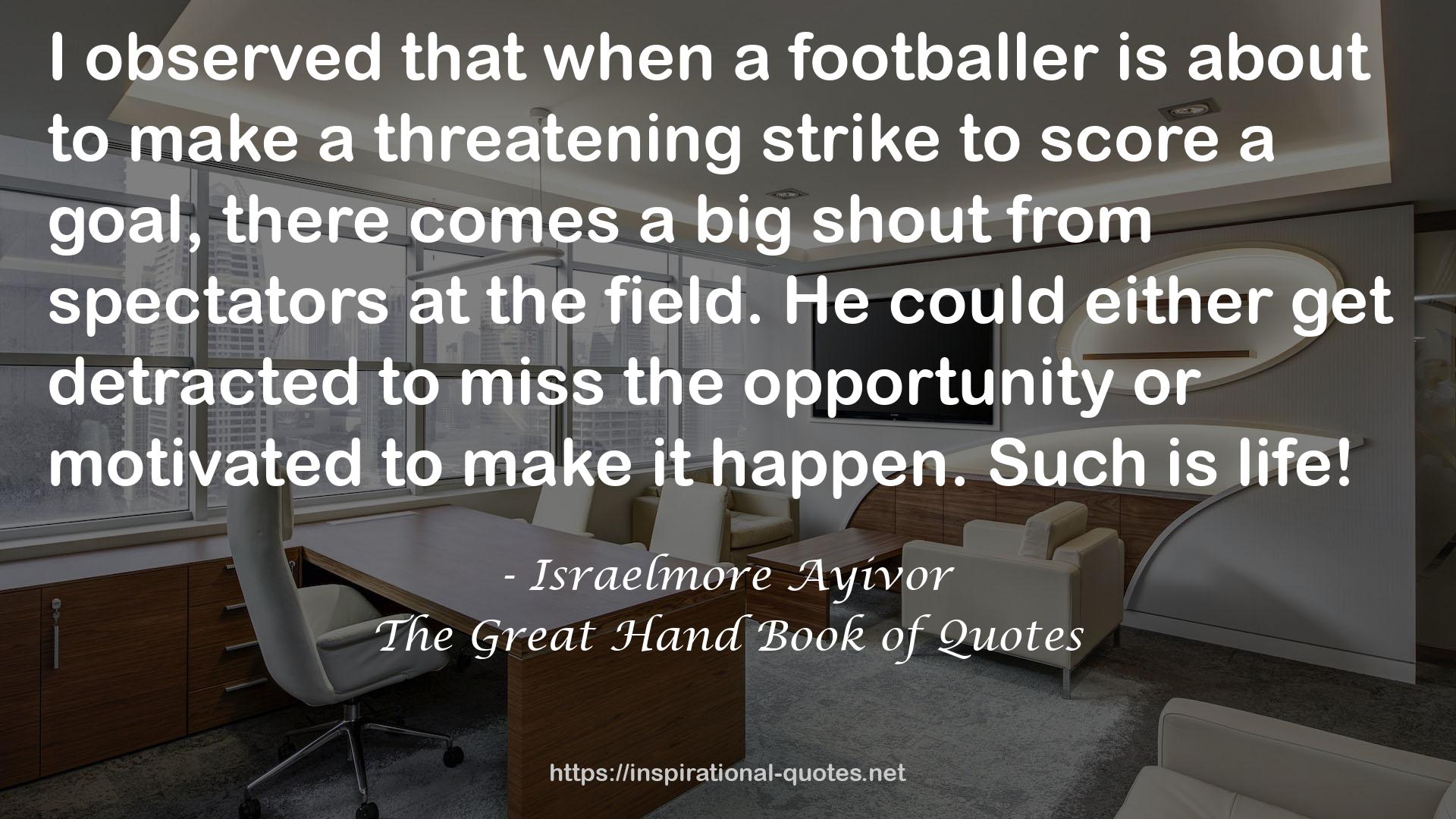 a footballer  QUOTES