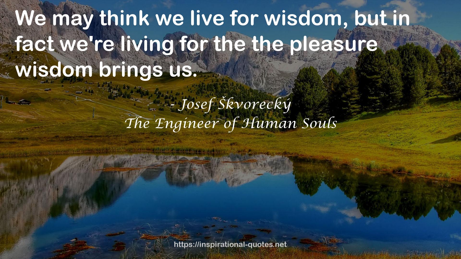 the the pleasure wisdom  QUOTES