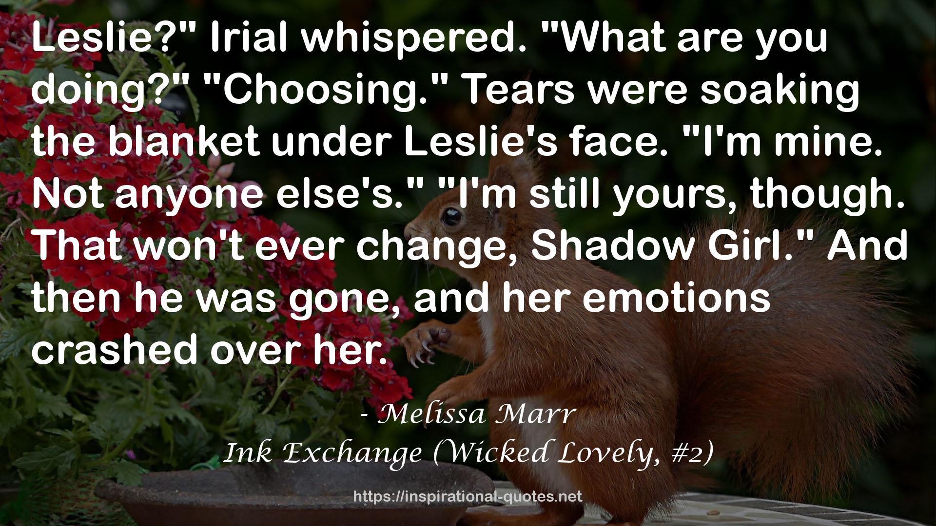 Ink Exchange (Wicked Lovely, #2) QUOTES