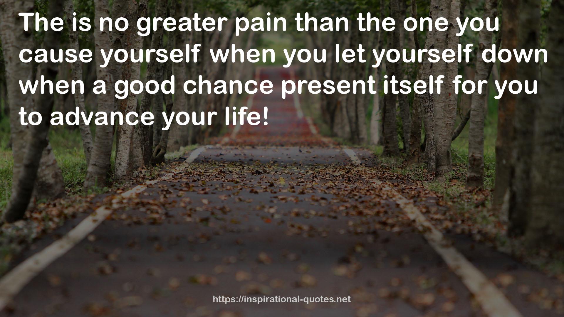 no greater pain  QUOTES