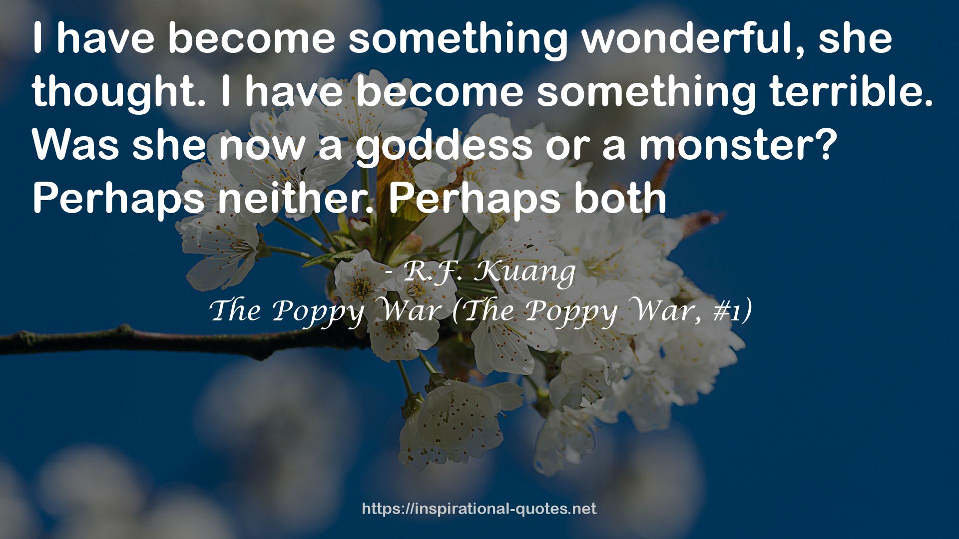 The Poppy War (The Poppy War, #1) QUOTES