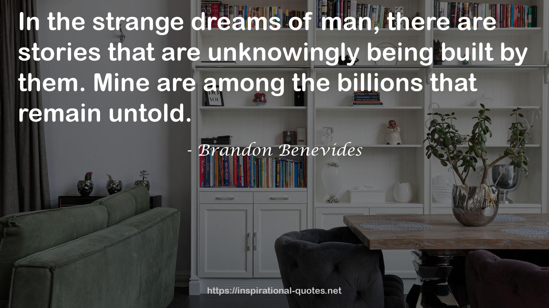 the strange dreams  QUOTES