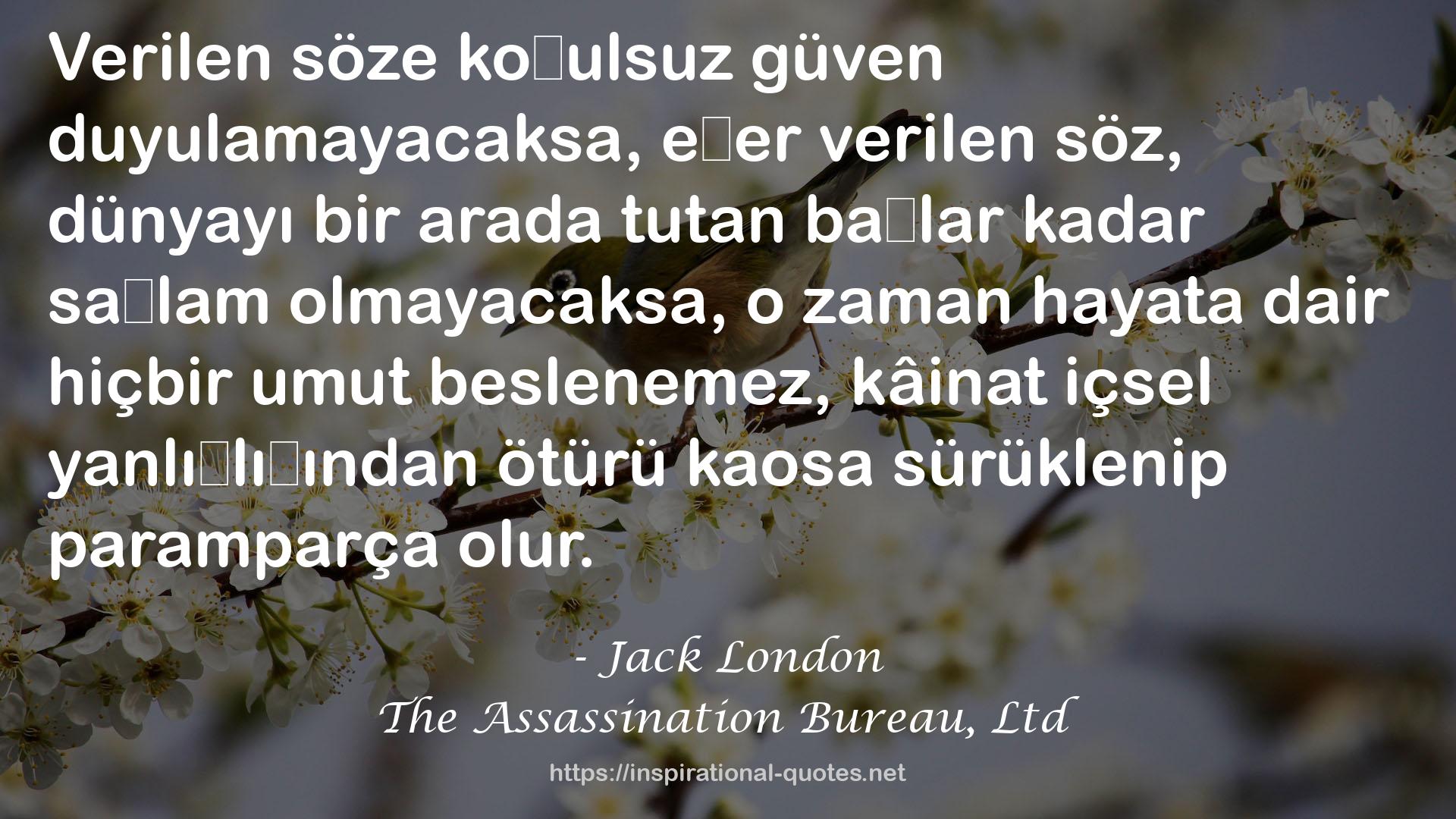 The Assassination Bureau, Ltd QUOTES