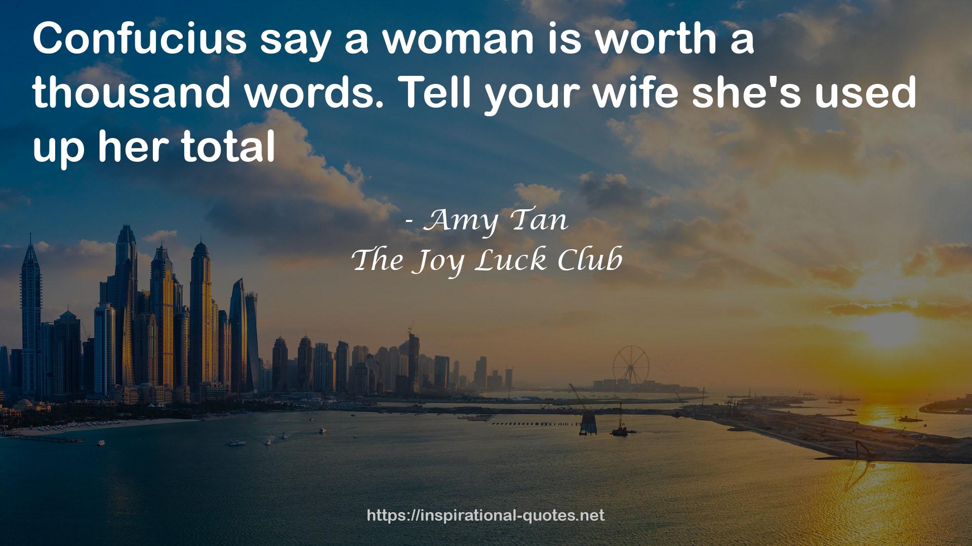 The Joy Luck Club QUOTES