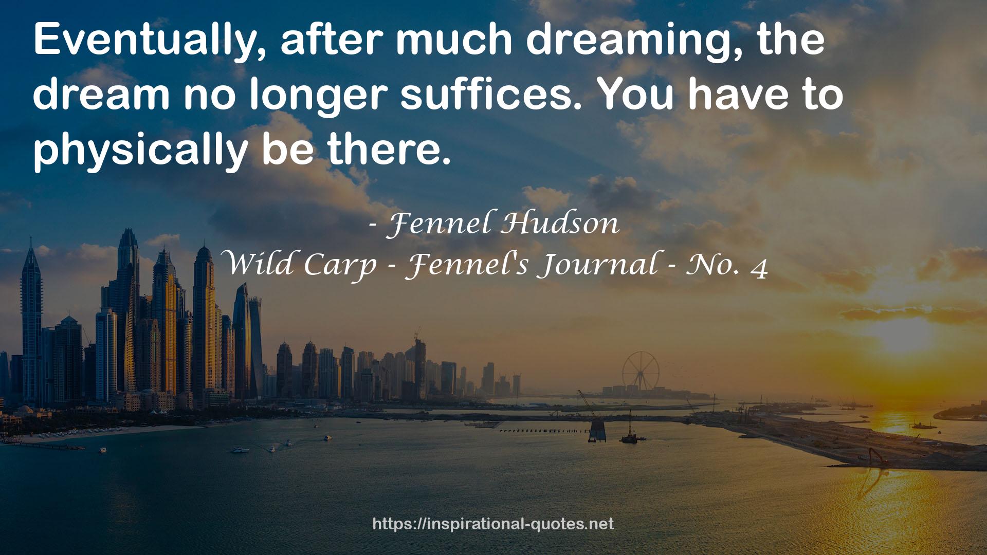 Fennel Hudson QUOTES