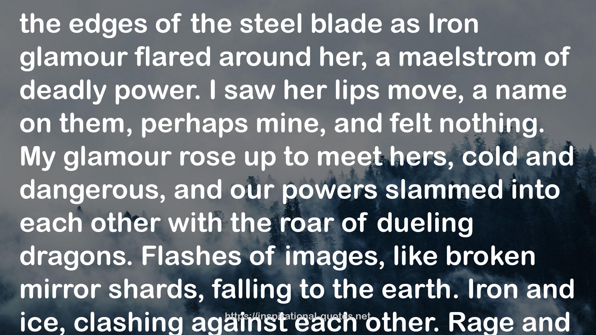 The Iron Knight (The Iron Fey, #4) QUOTES