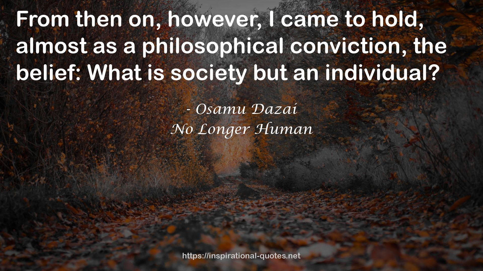 No Longer Human QUOTES