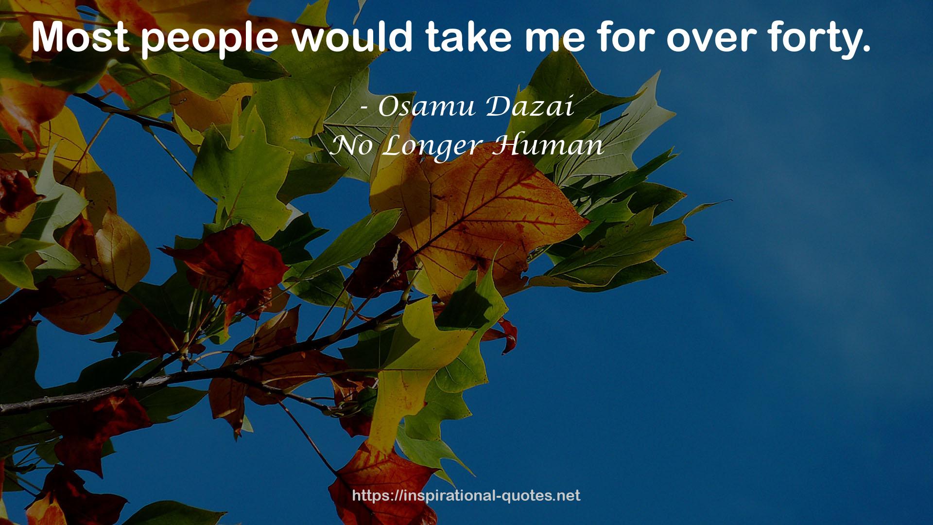 No Longer Human QUOTES