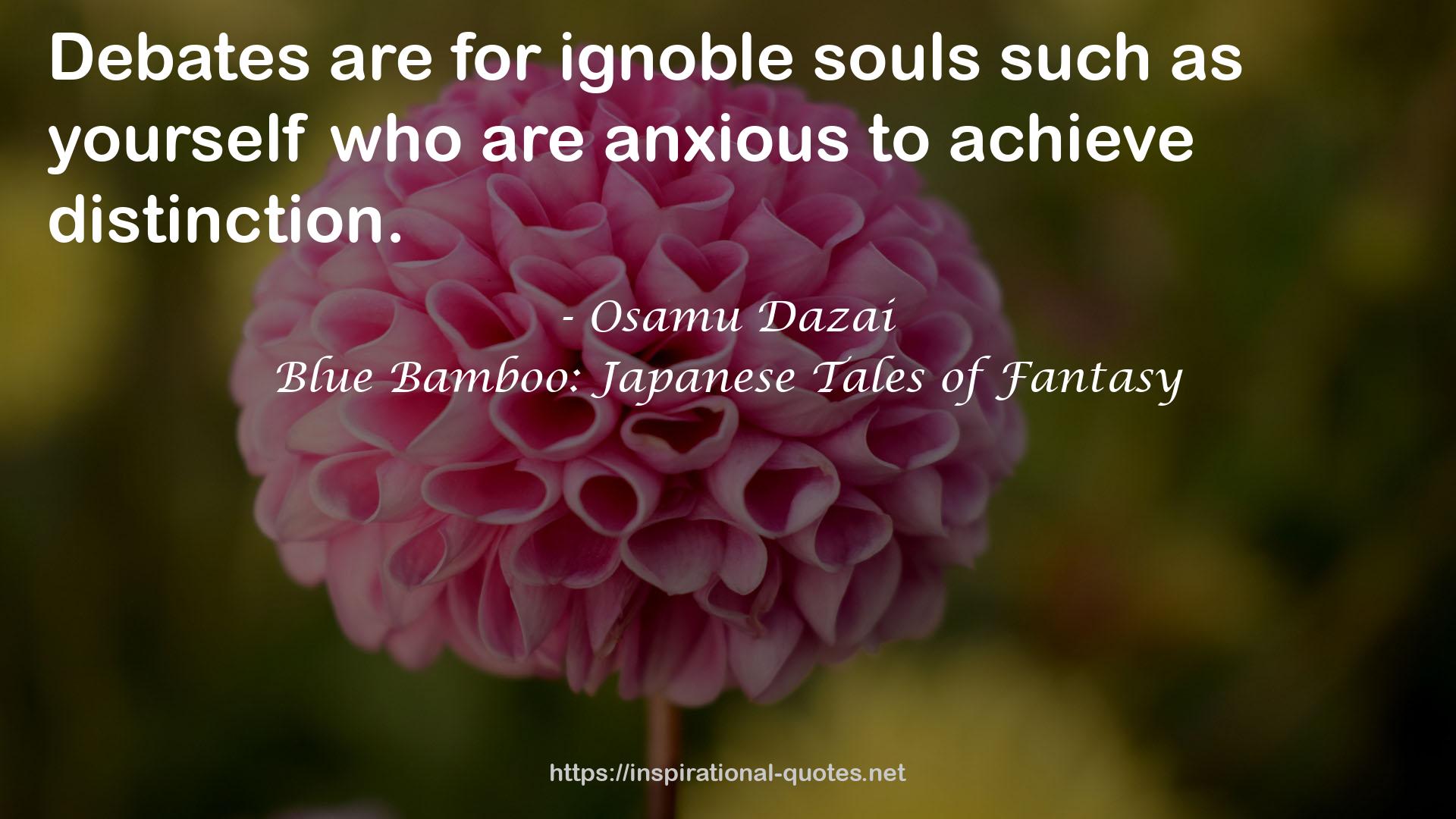Blue Bamboo: Japanese Tales of Fantasy QUOTES