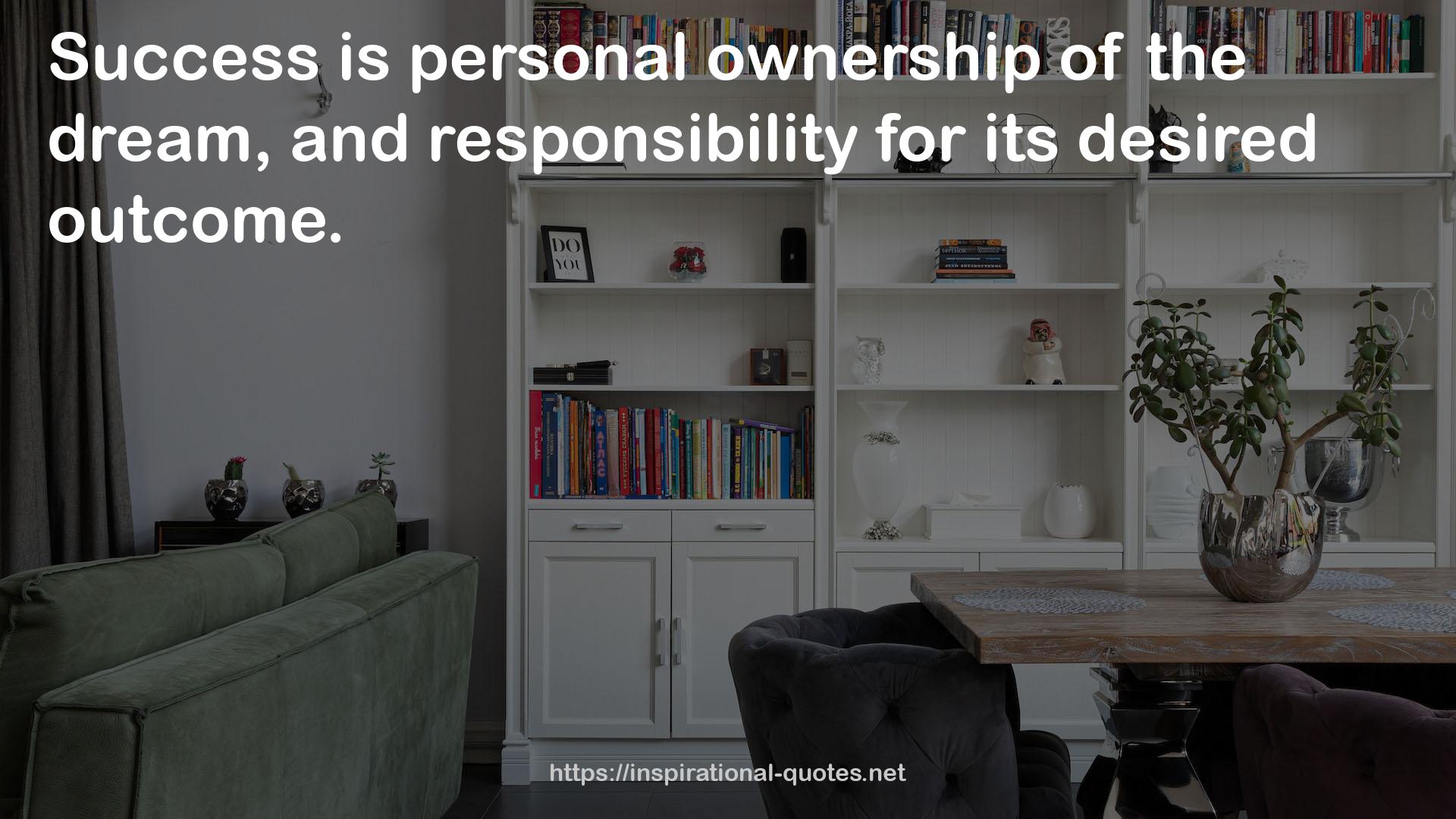 personal ownership  QUOTES