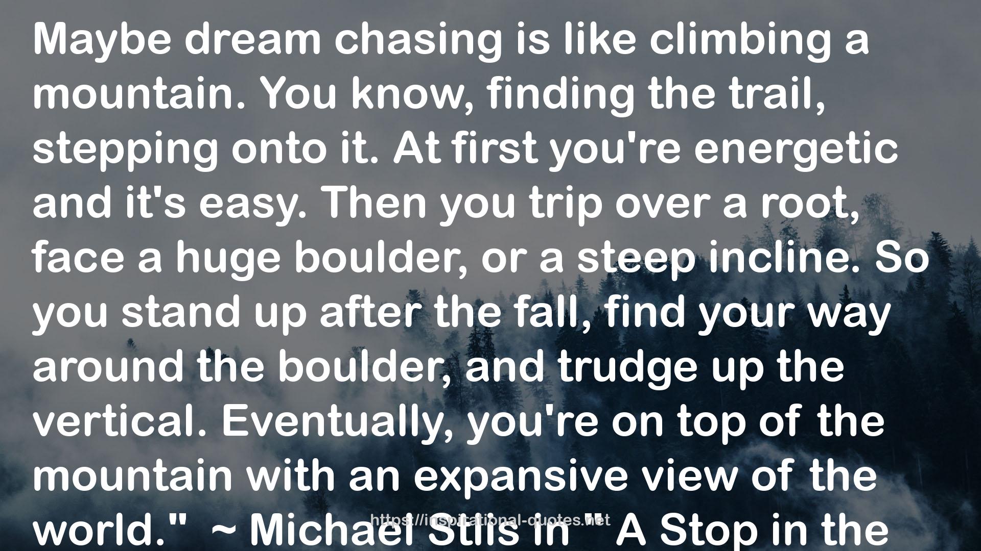 Michael Stlis  QUOTES