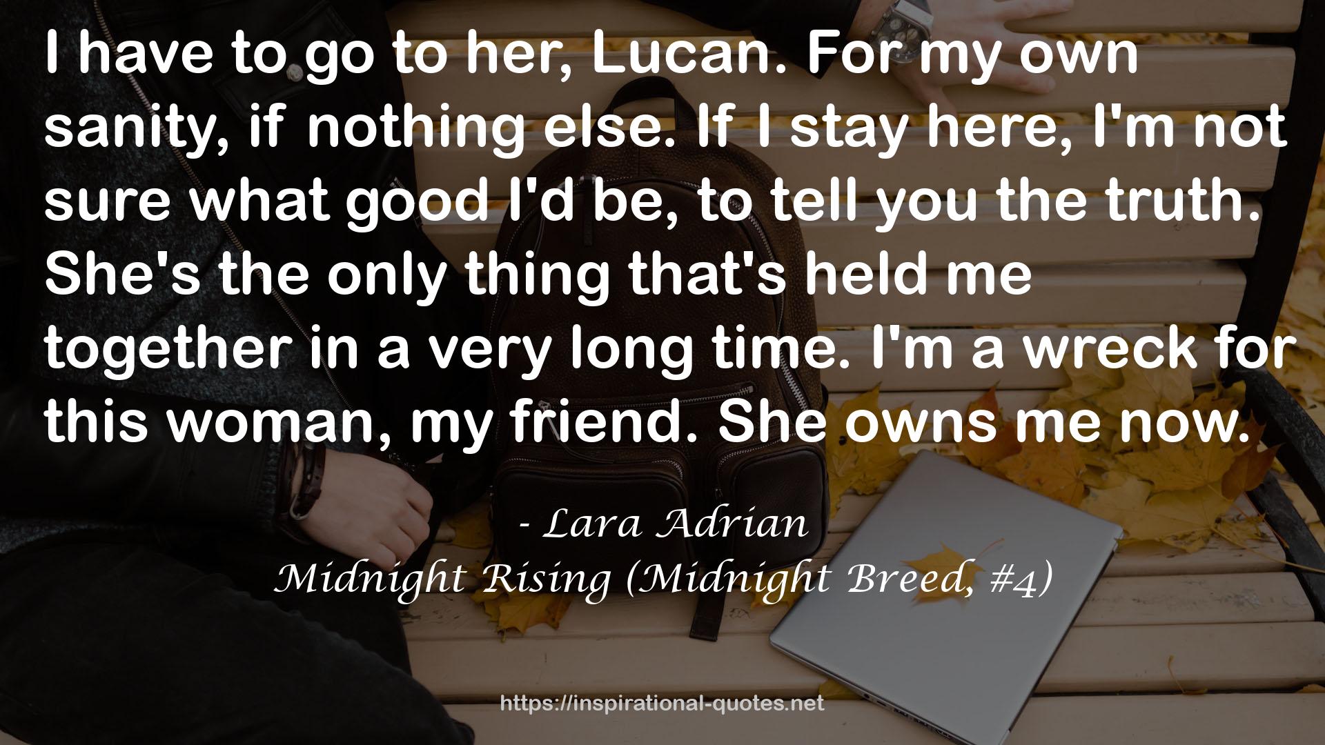 Midnight Rising (Midnight Breed, #4) QUOTES