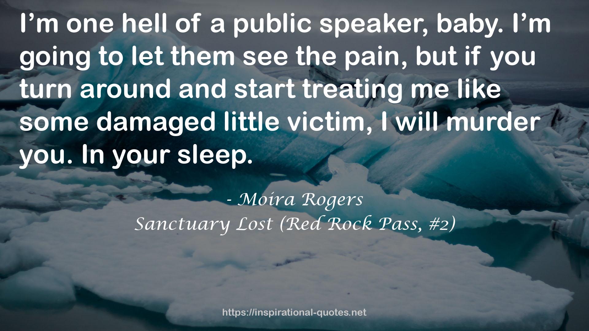 Sanctuary Lost (Red Rock Pass, #2) QUOTES
