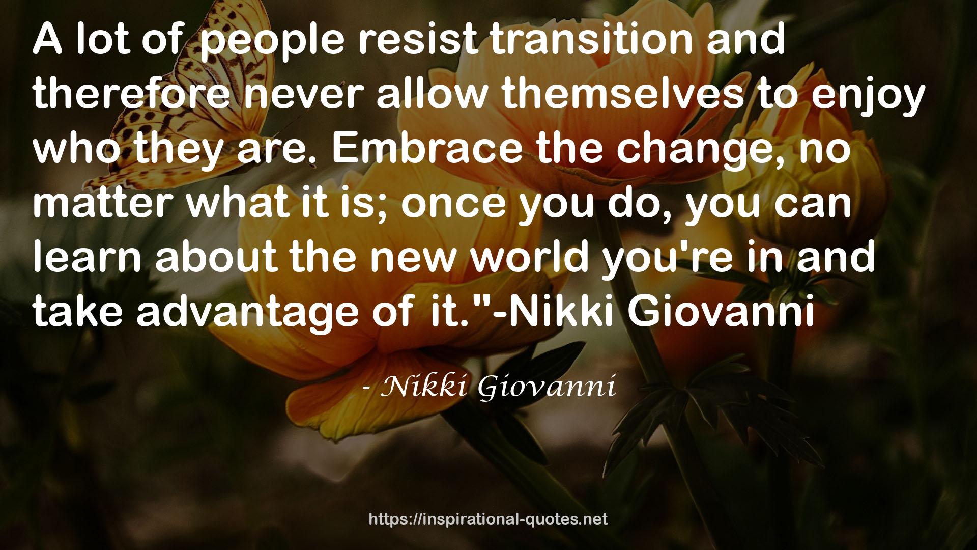 Nikki Giovanni QUOTES