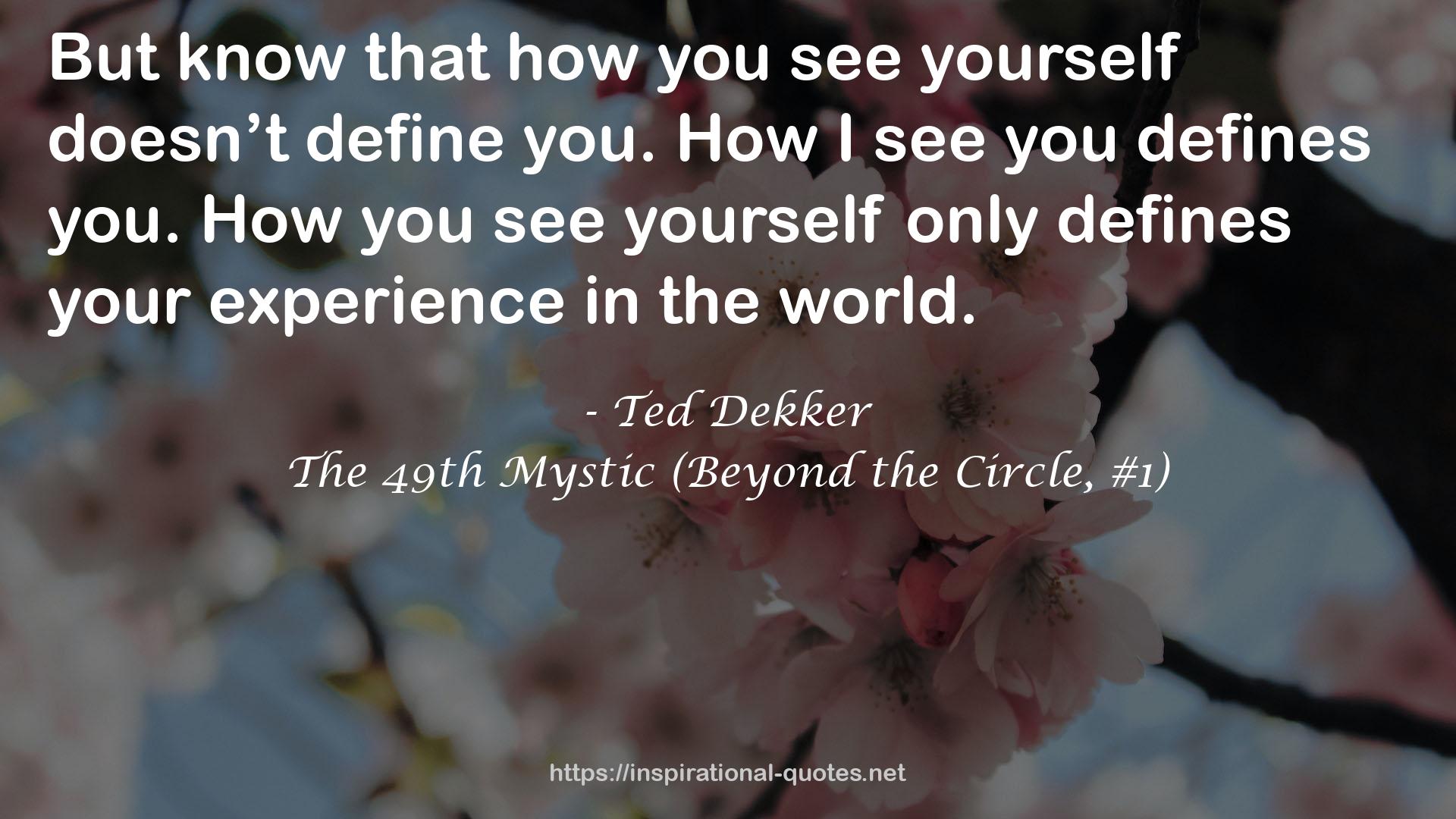 The 49th Mystic (Beyond the Circle, #1) QUOTES