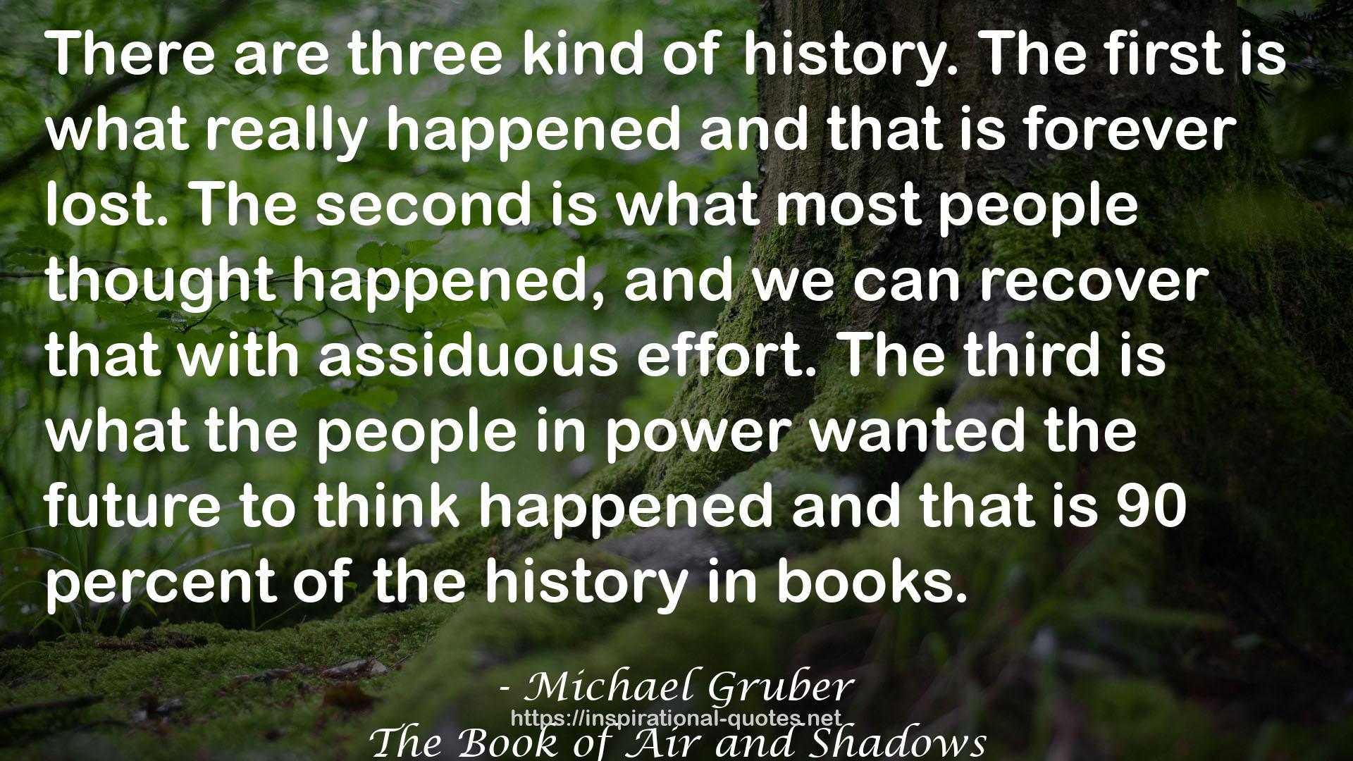 Michael Gruber QUOTES