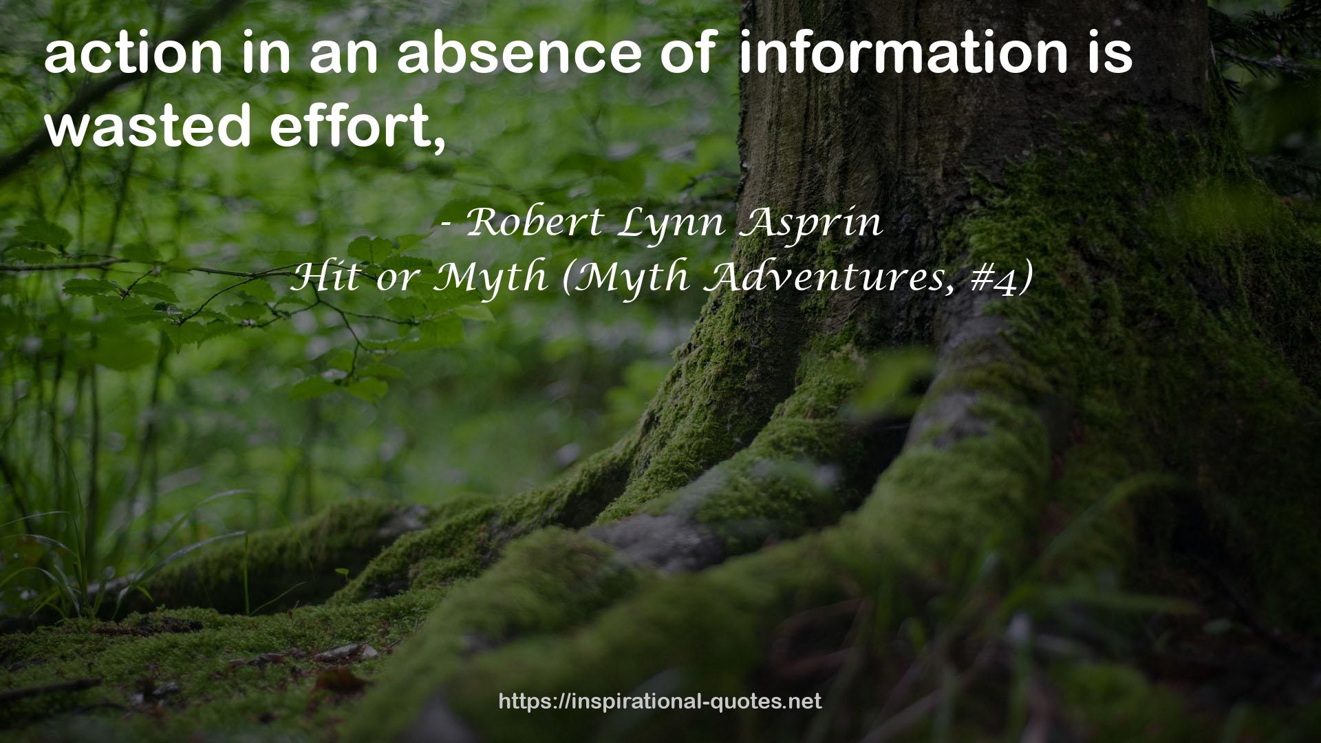 Hit or Myth (Myth Adventures, #4) QUOTES