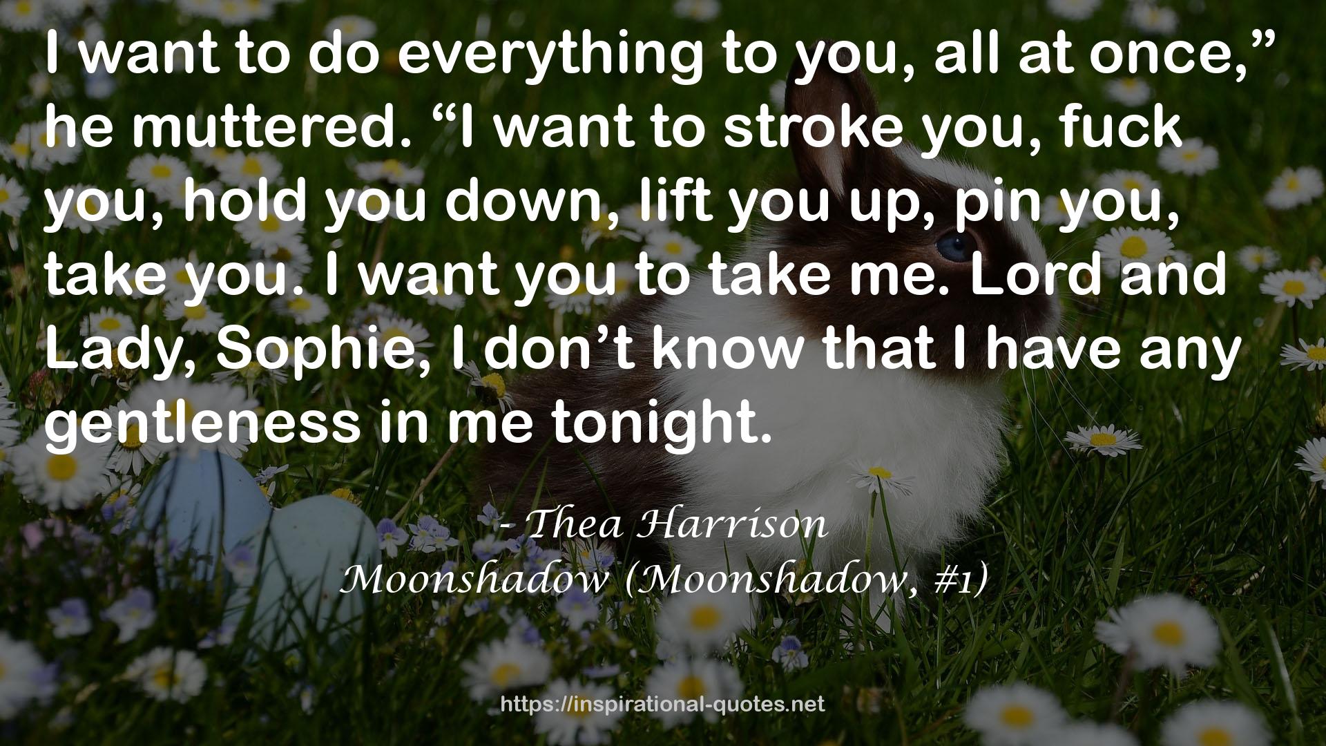 Moonshadow (Moonshadow, #1) QUOTES