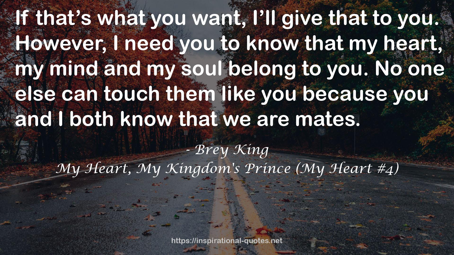 My Heart, My Kingdom's Prince (My Heart #4) QUOTES