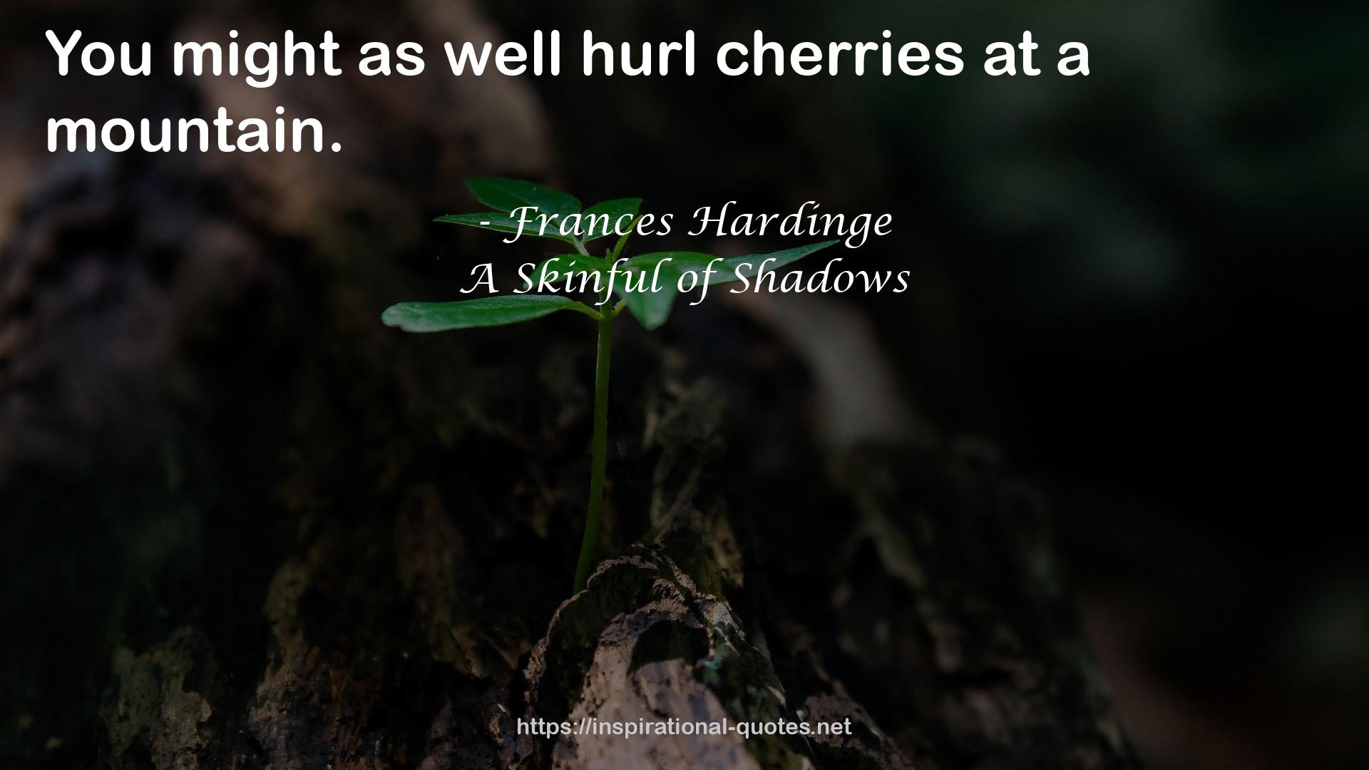 A Skinful of Shadows QUOTES