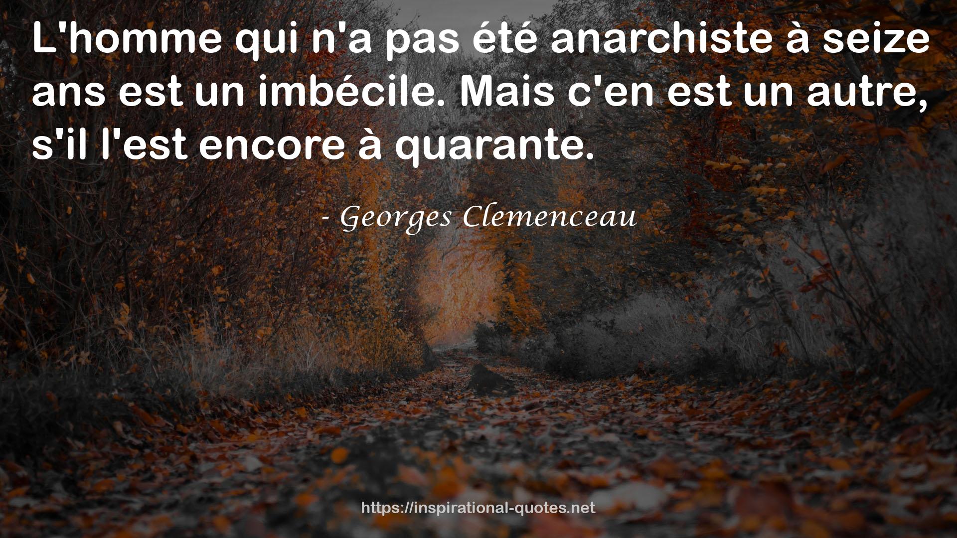 Georges Clemenceau QUOTES