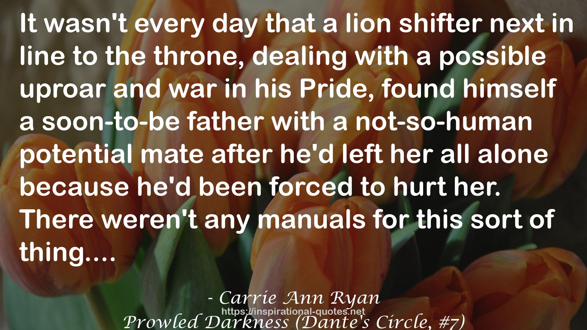 Prowled Darkness (Dante's Circle, #7) QUOTES