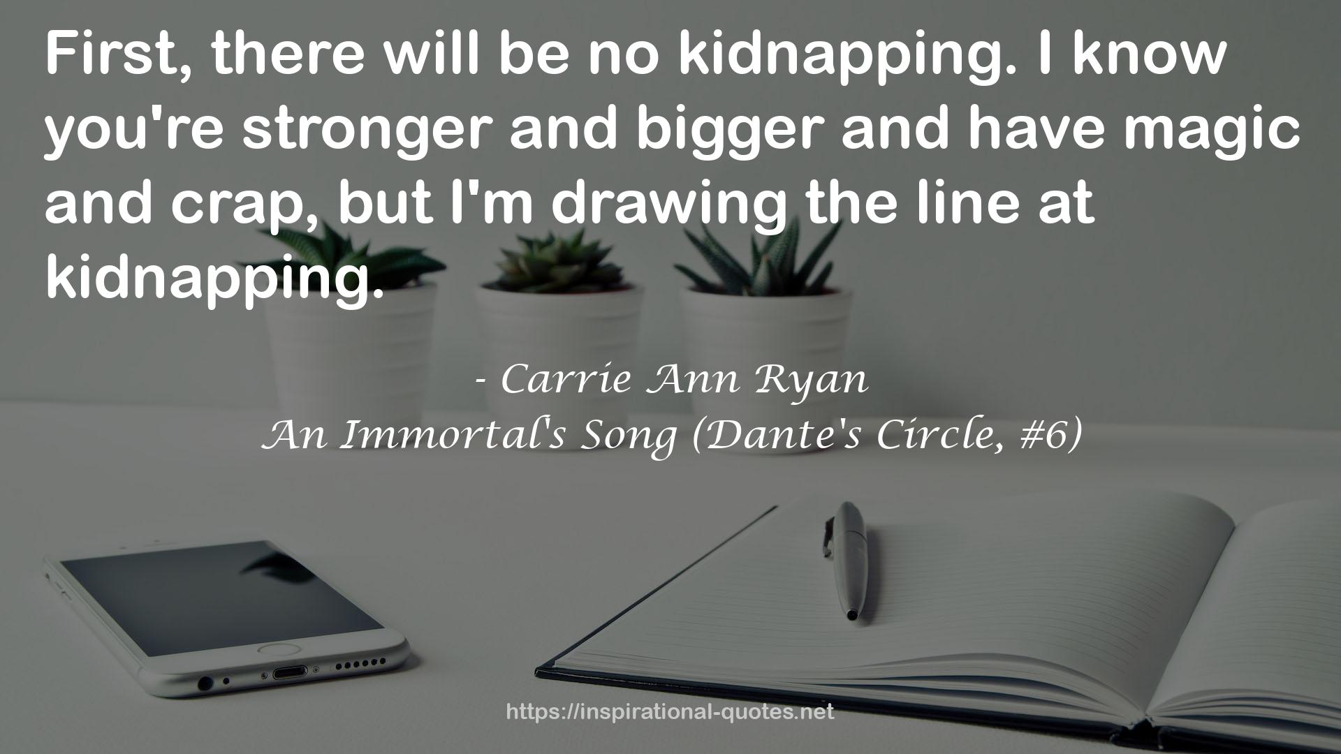 An Immortal's Song (Dante's Circle, #6) QUOTES