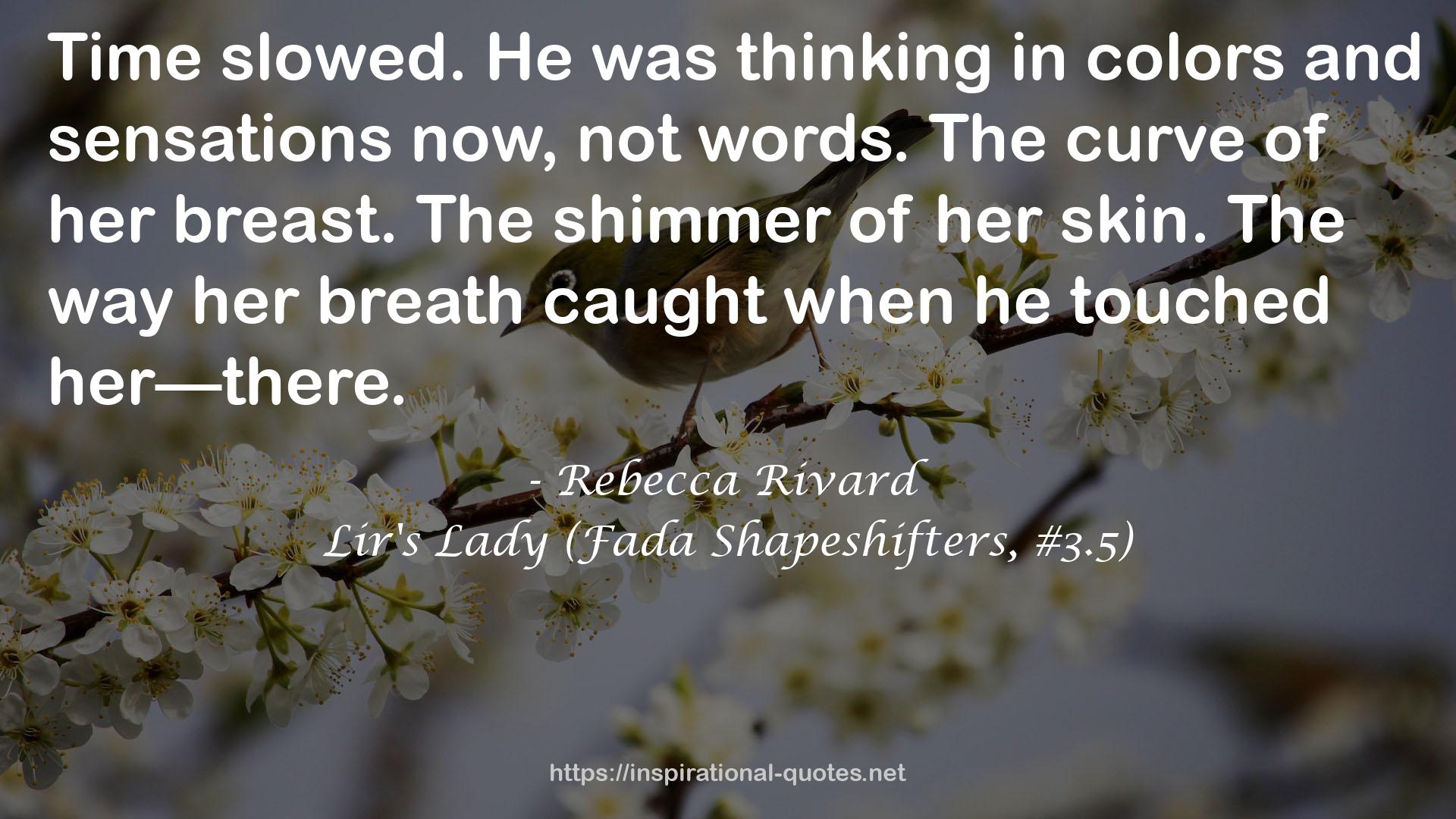 Lir's Lady (Fada Shapeshifters, #3.5) QUOTES