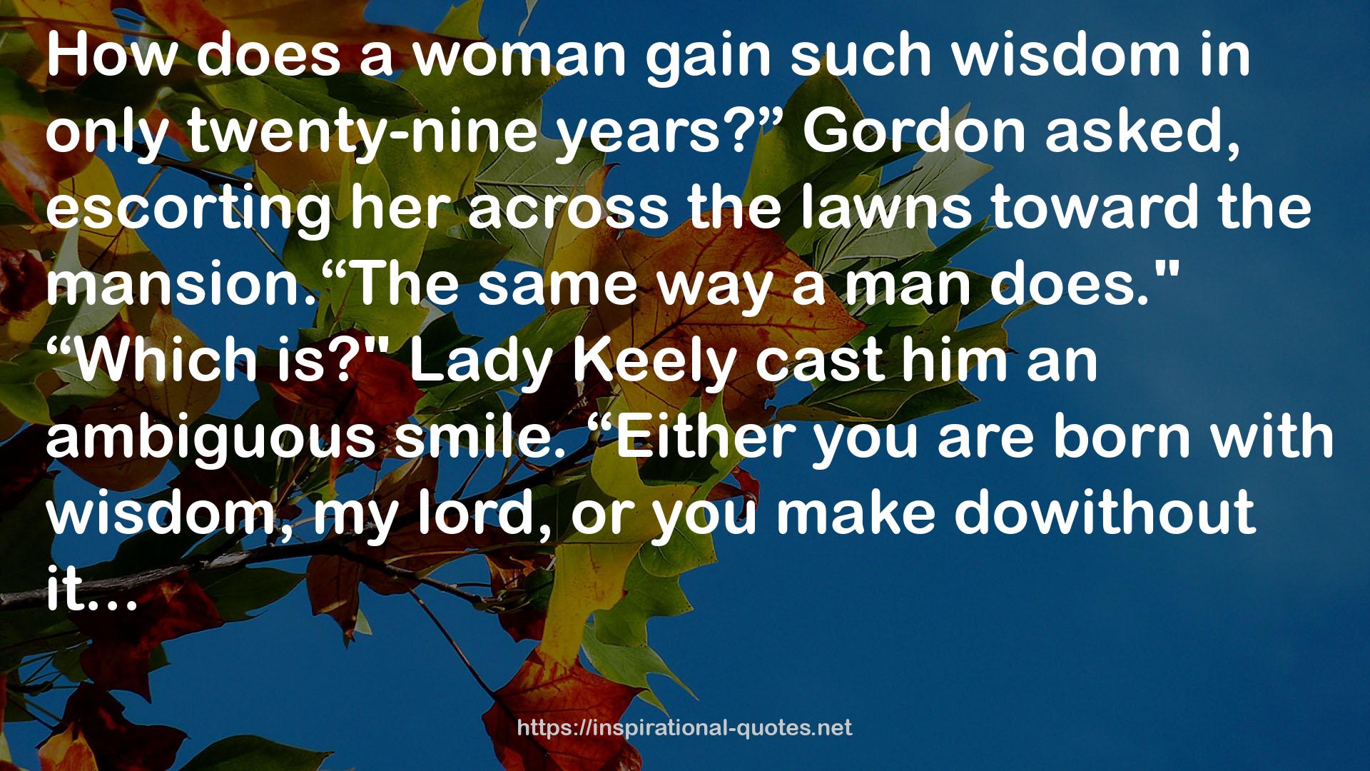 Gordon  QUOTES