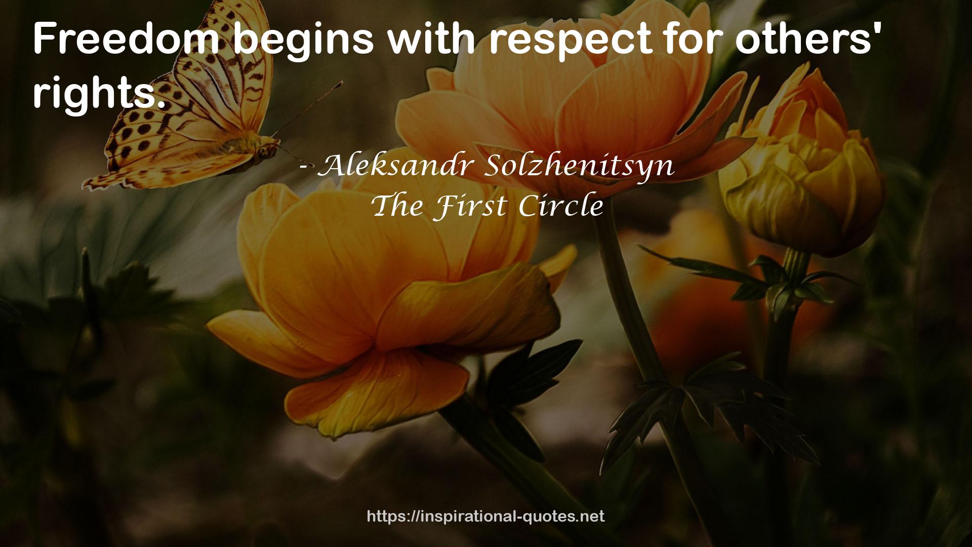 The First Circle QUOTES
