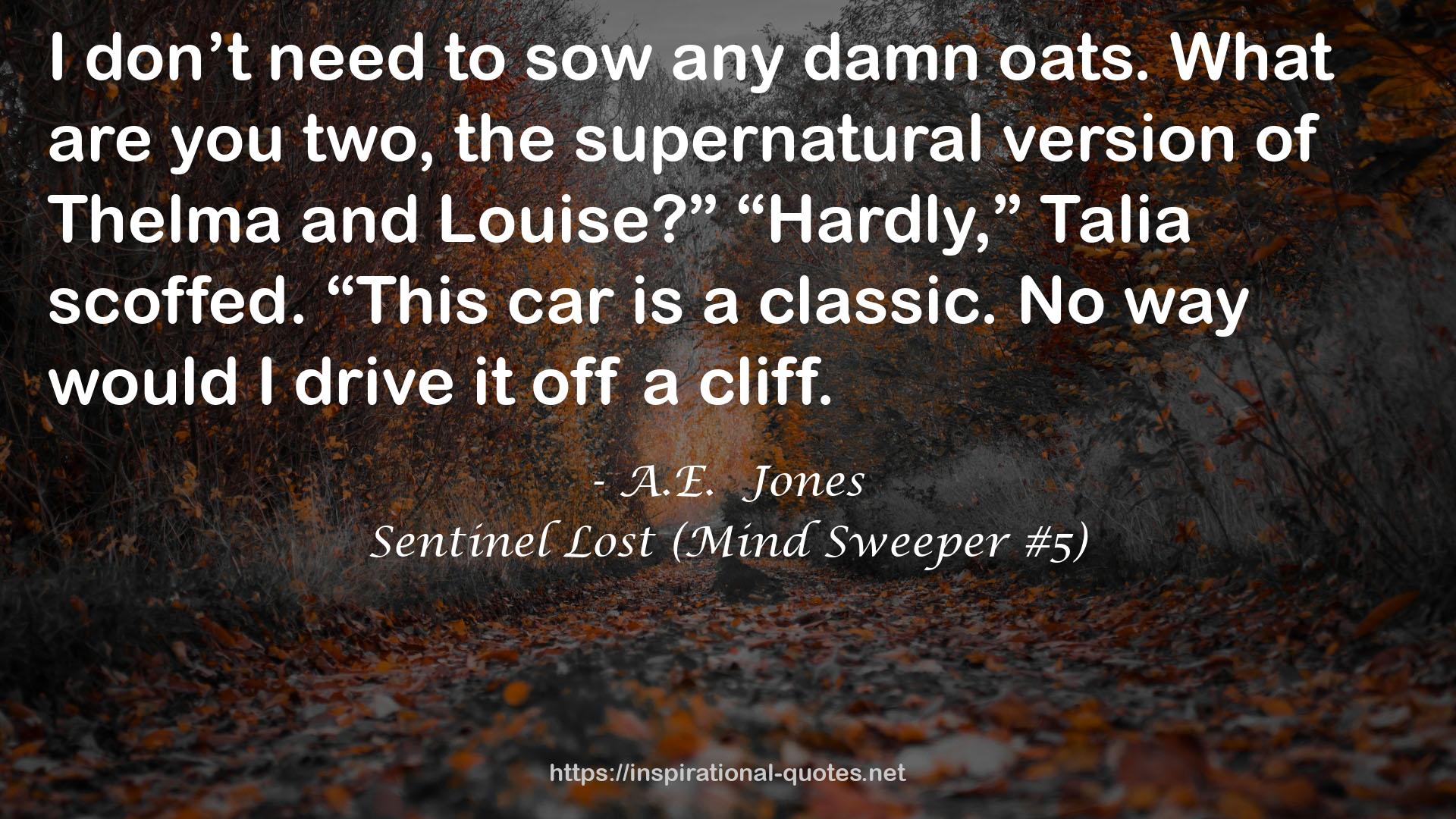 Sentinel Lost (Mind Sweeper #5) QUOTES