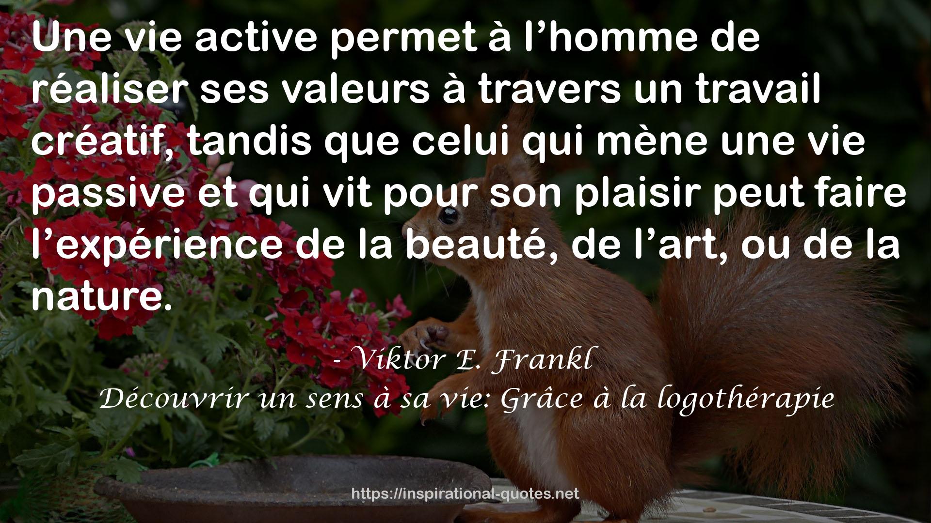 Découvrir un sens à sa vie: Grâce à la logothérapie QUOTES